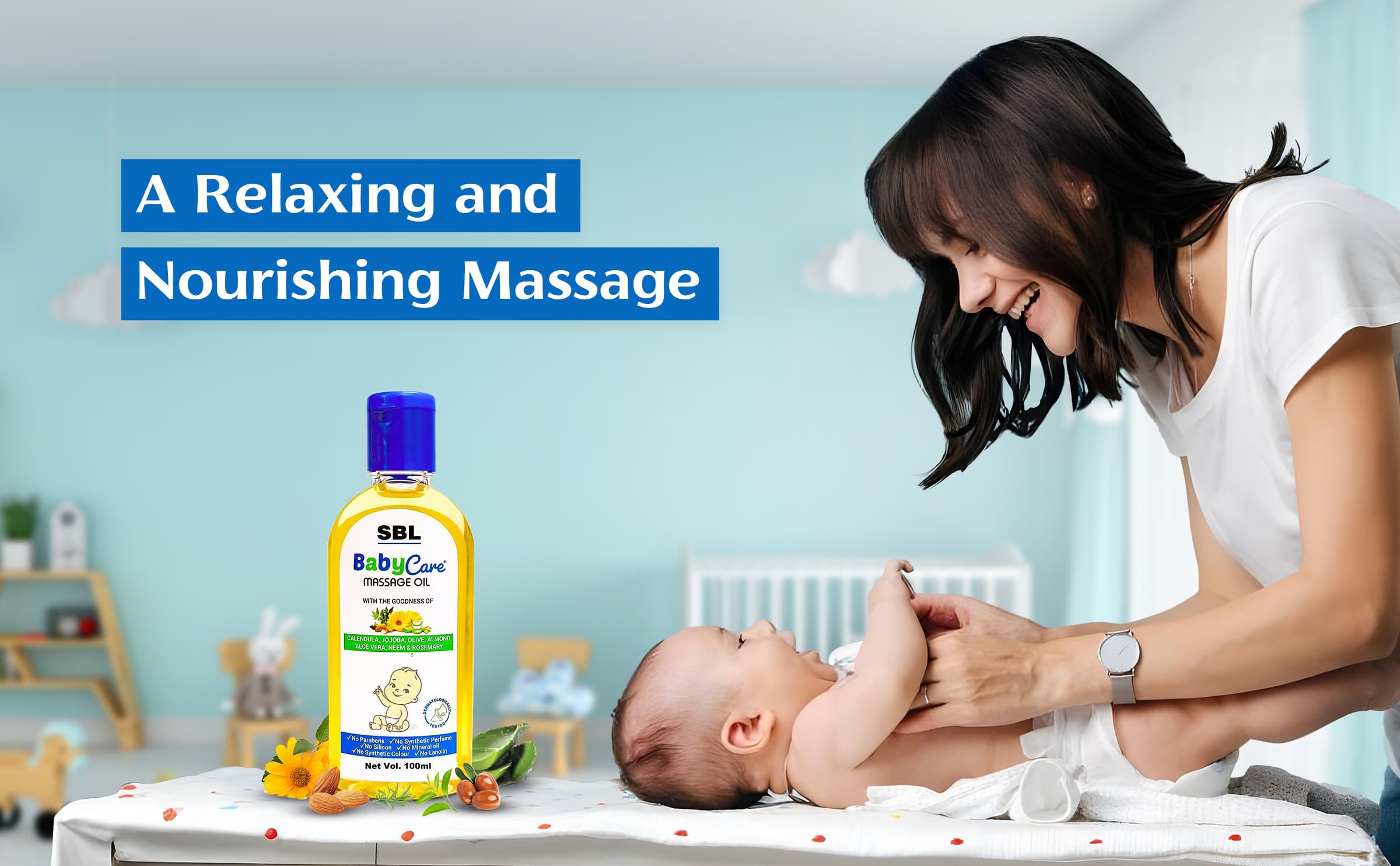 SBL Baby Care Massage Oil 6