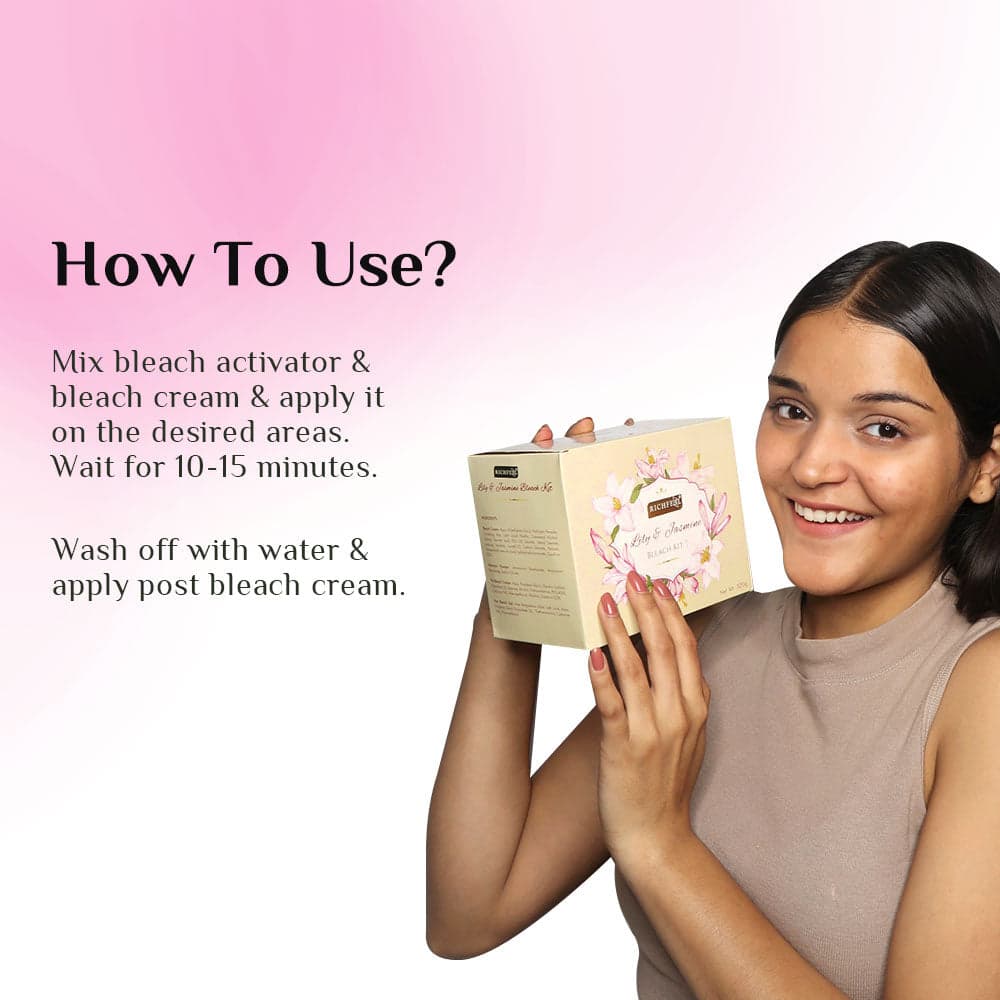 Richfeel Lily & Jasmine Bleach Kit 320 g 4