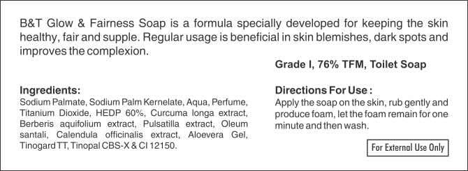 B&T Glow & Fairness Soap 6