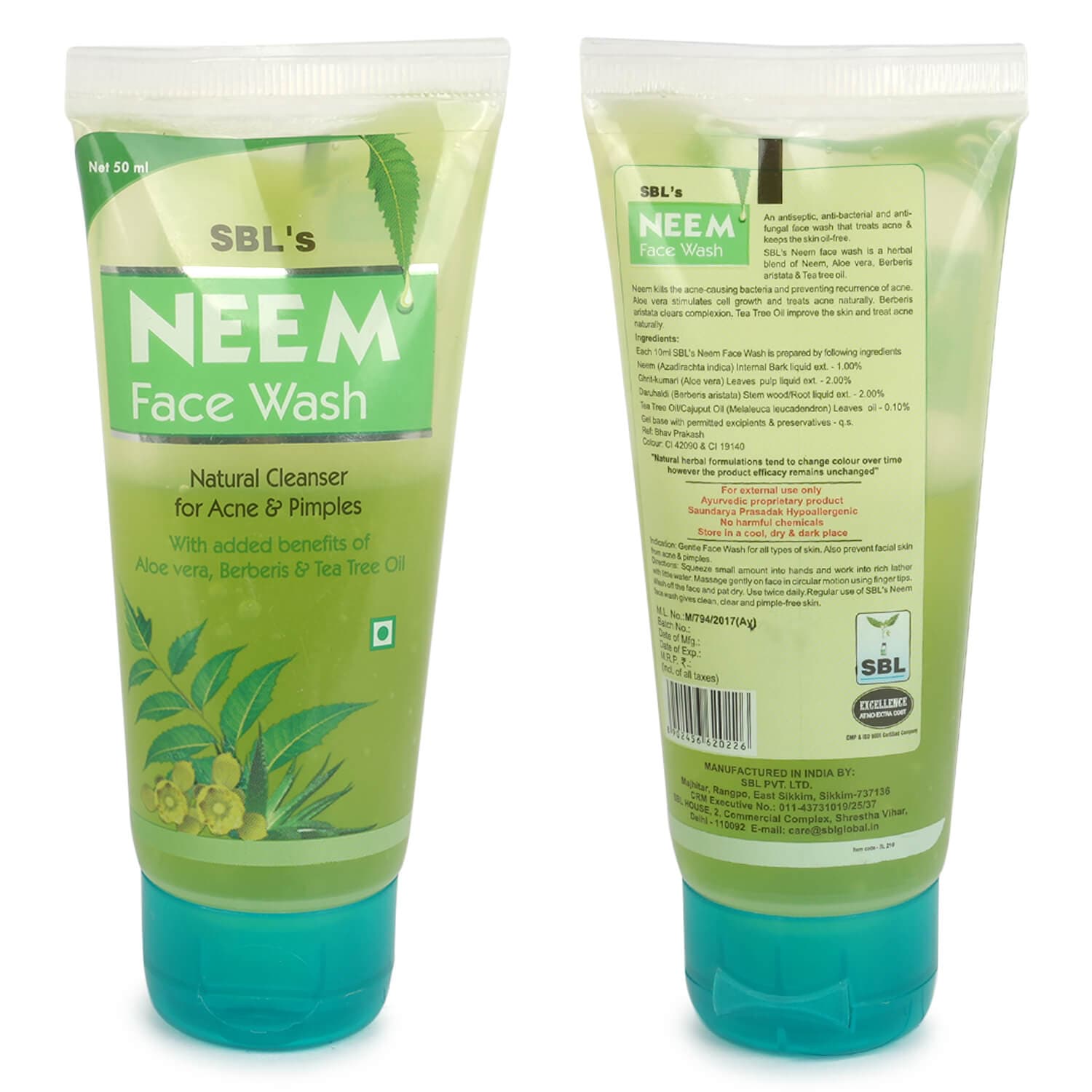 SBL Neem Face Wash 2