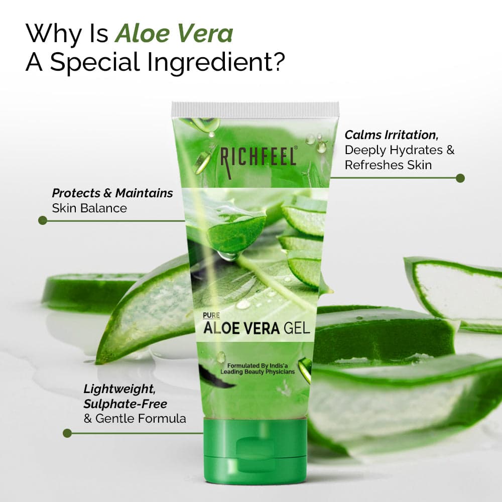 Richfeel Pure Aloe Vera Gel 100Ml 4