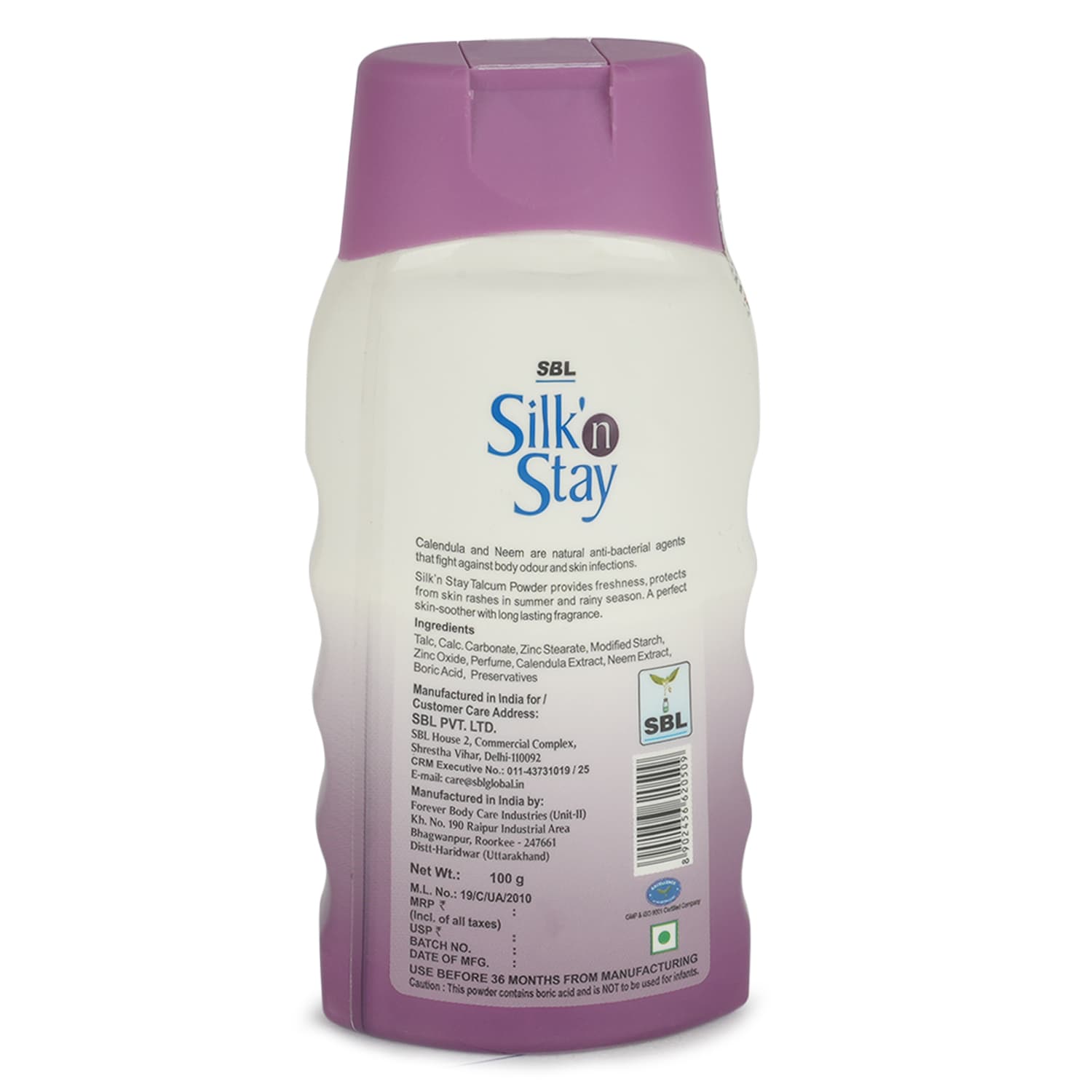 Silk N Stay Talcum Powder 4