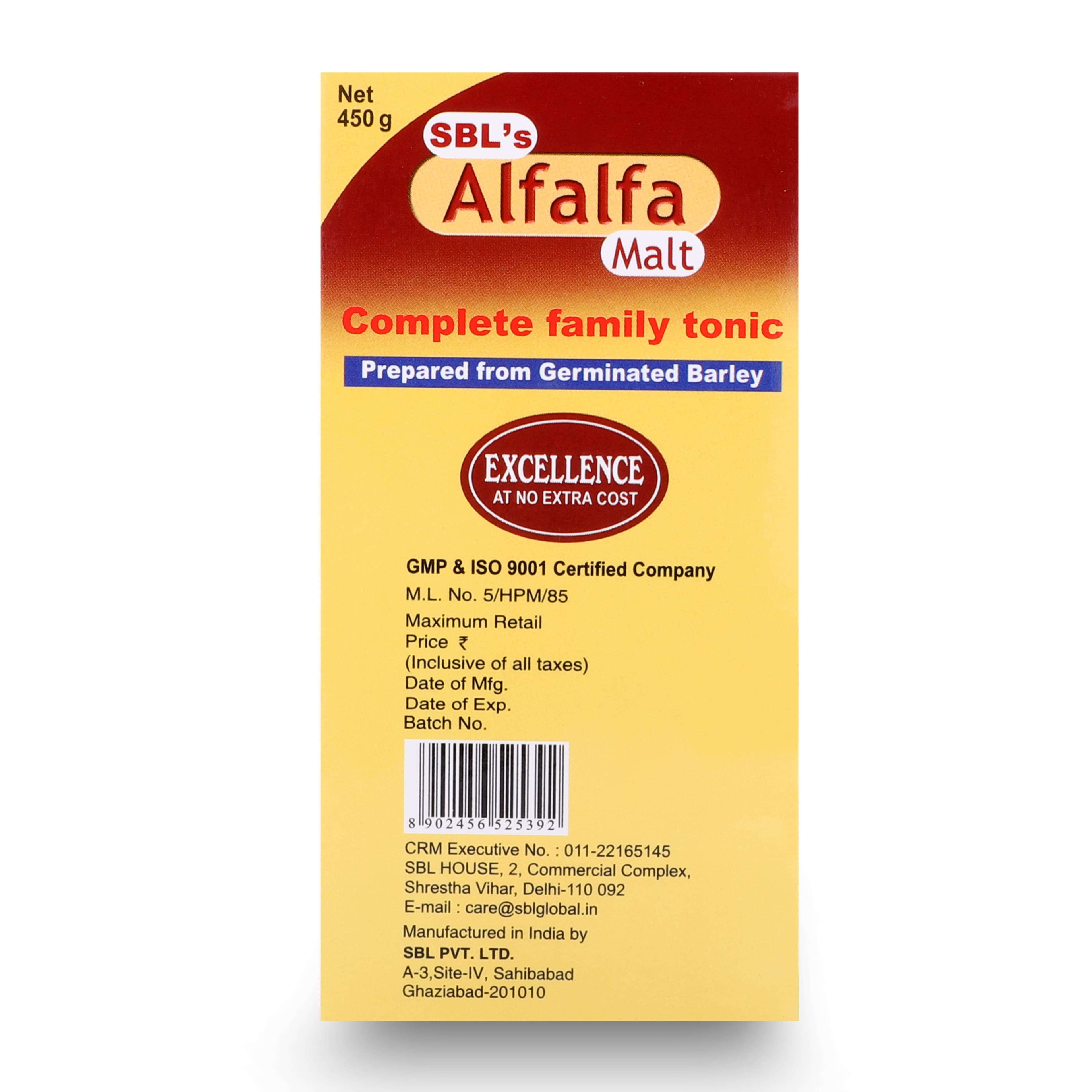 SBL Alfalfa Malt 9