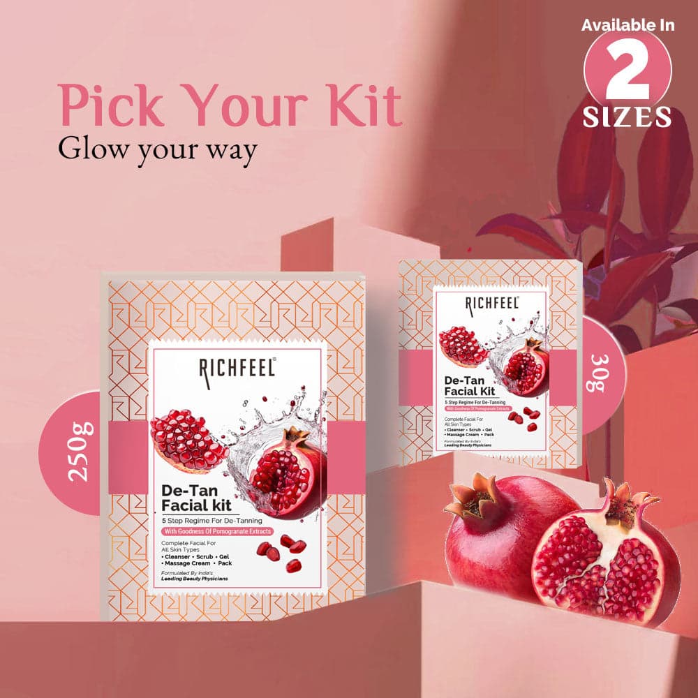 Richfeel De Tan Facial Kit 250g 6