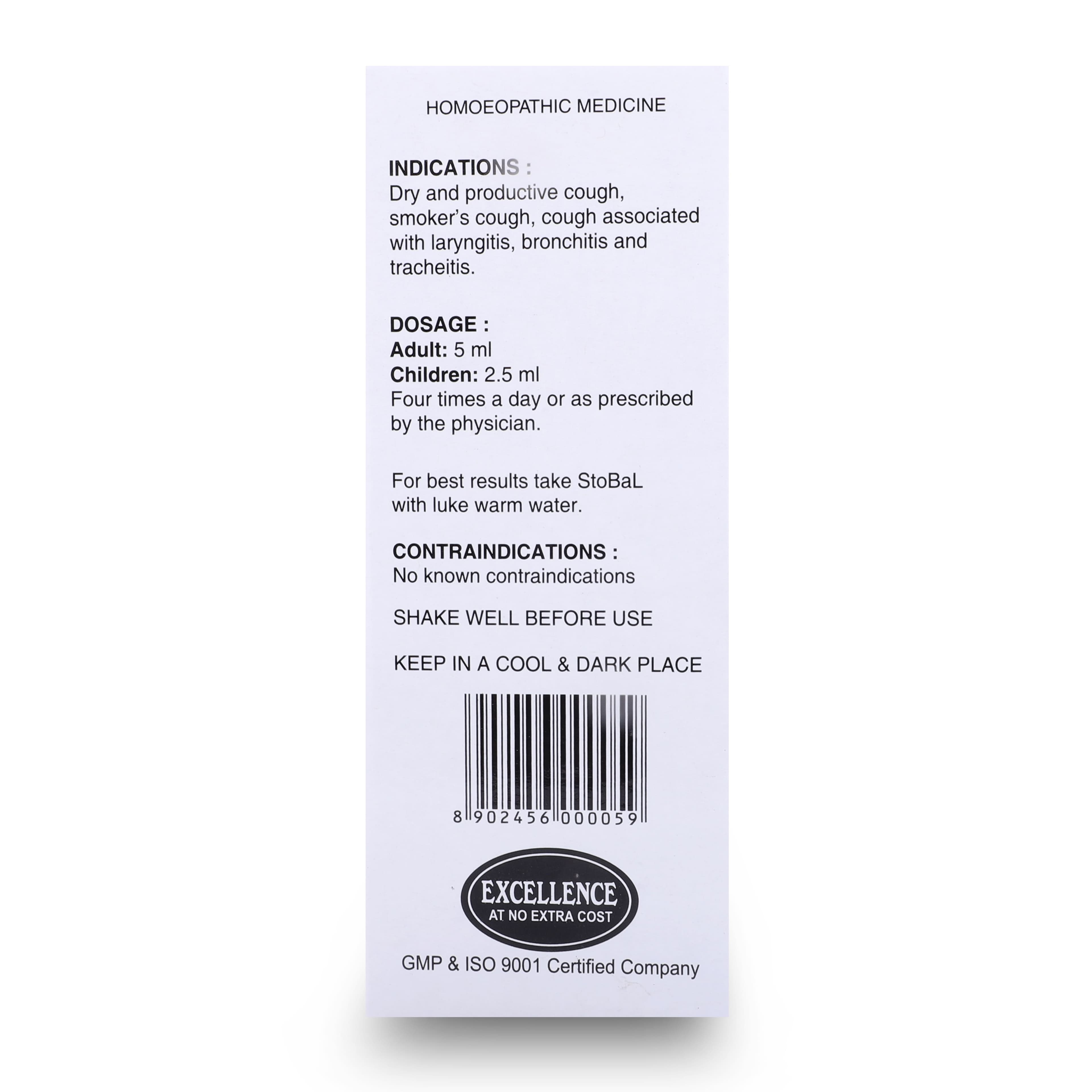 Stobal Cough Syrup 9