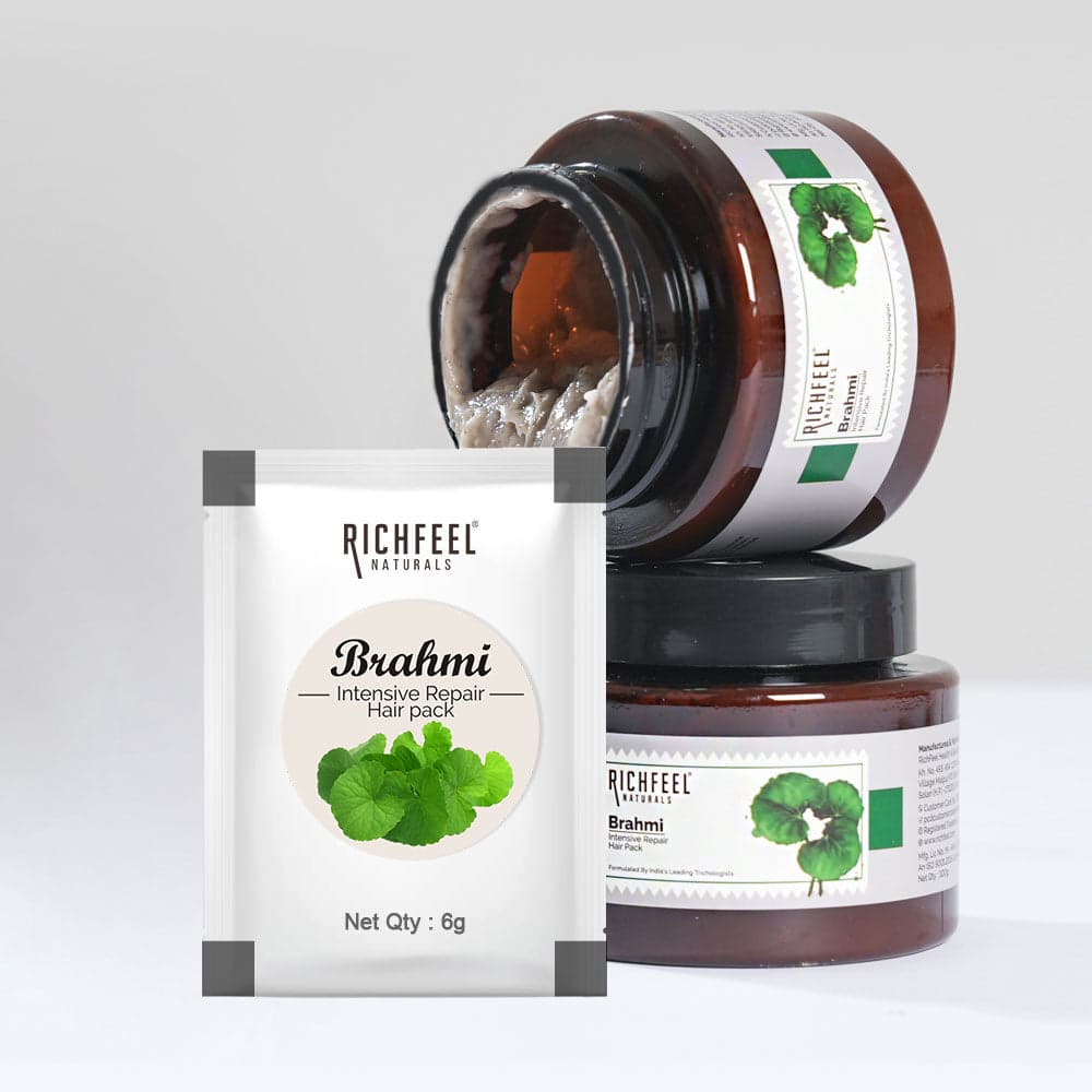 Richfeel Brahmi Intensive Repair Hair Pack 6g 5