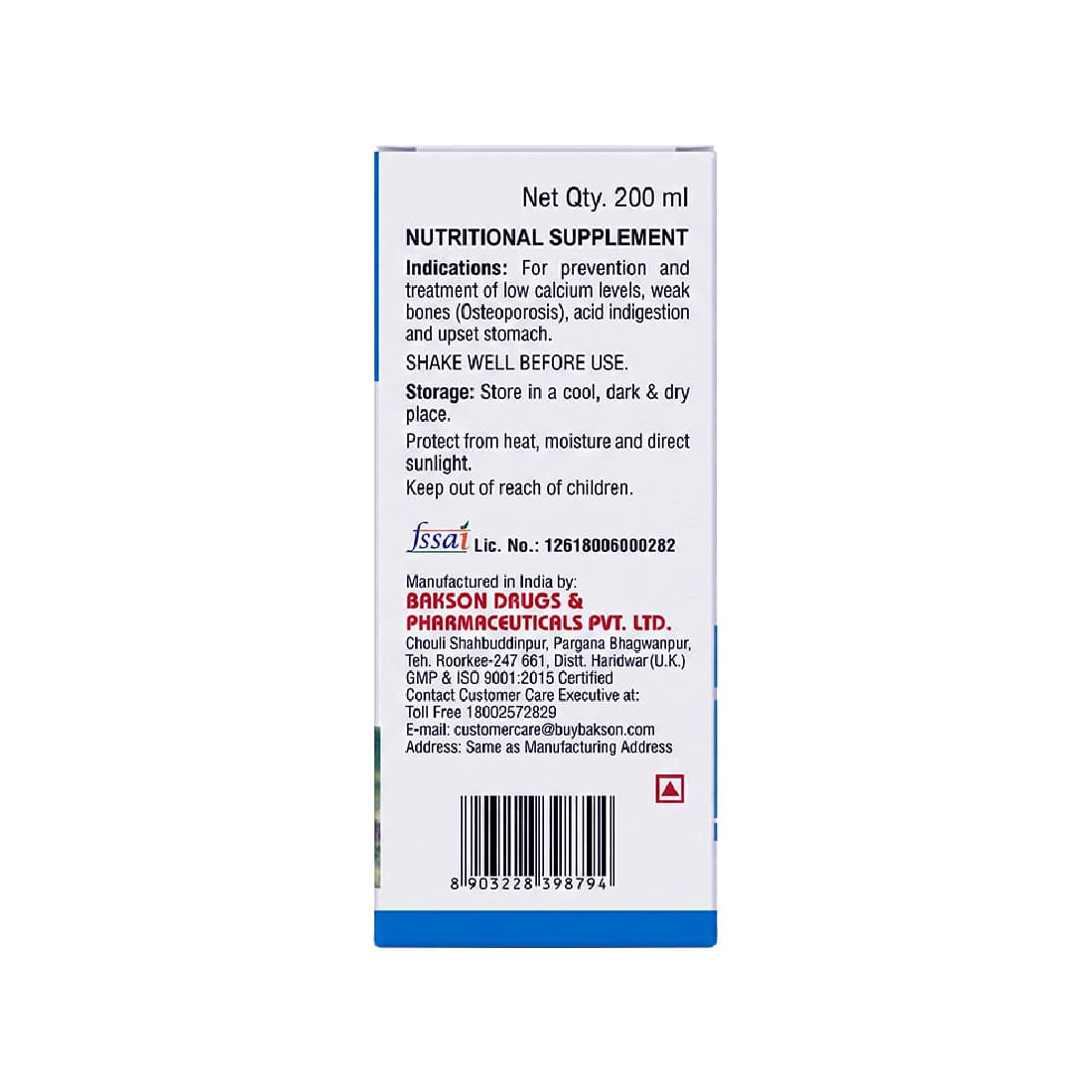 BAKSON CALCI PLUS SUSPENSION 200ML 4