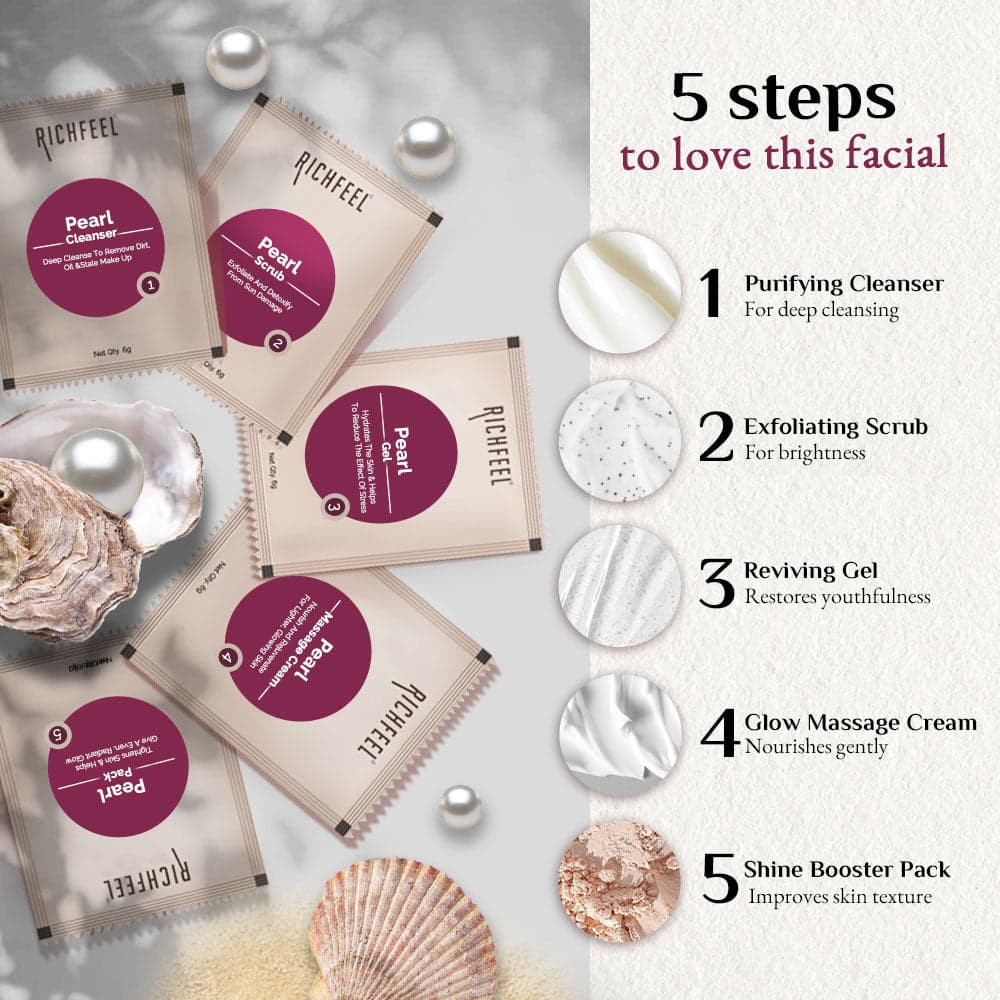 Richfeel Pearl Facial Kit 30 g 4