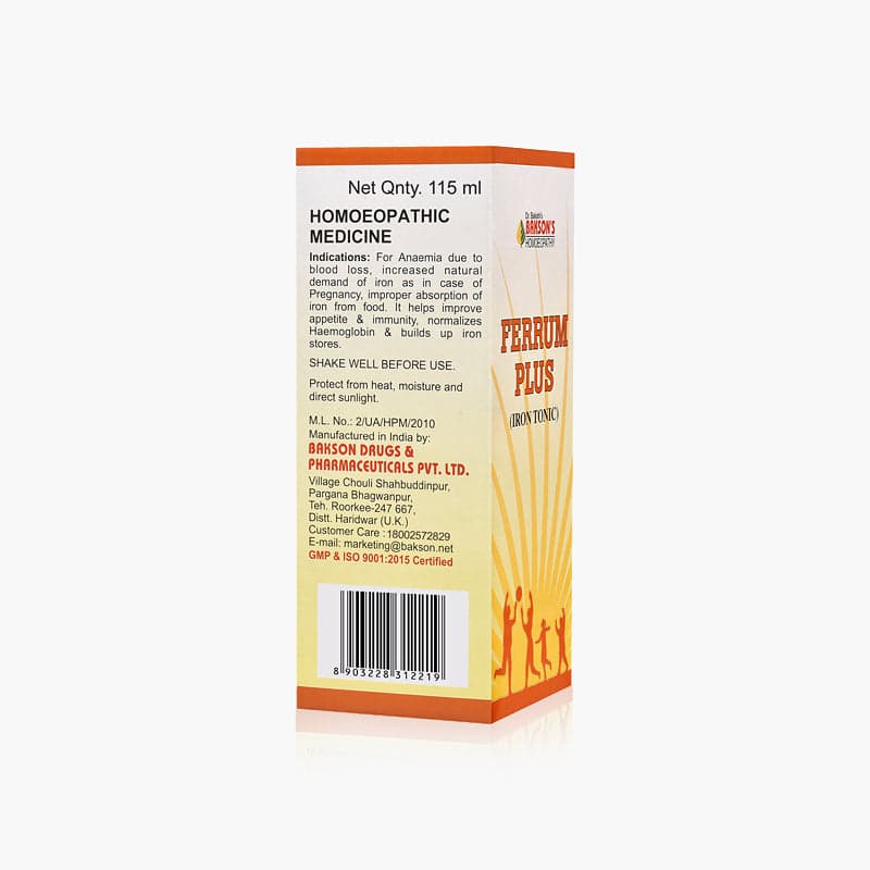 FERRUM PLUS SYRUPS (IRON TONIC) 4