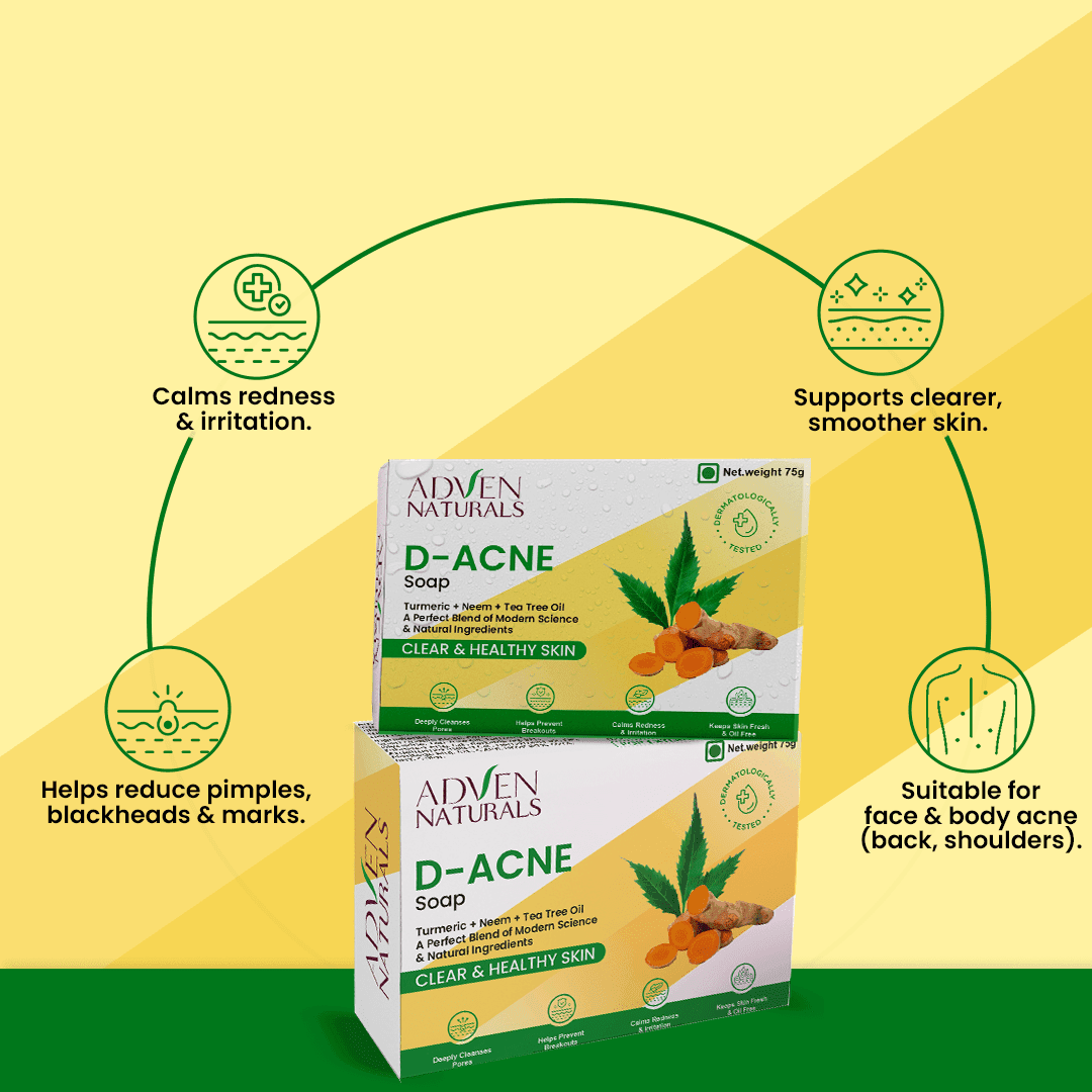 Adven Naturals D Acne Soap 3