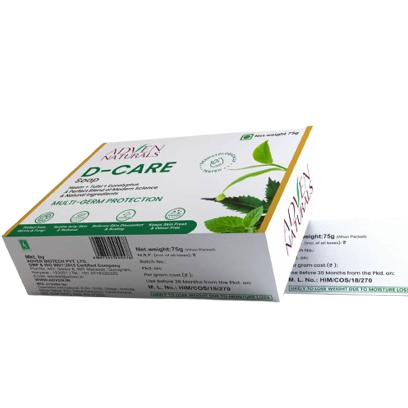 Adven Naturals D Care Soap 2