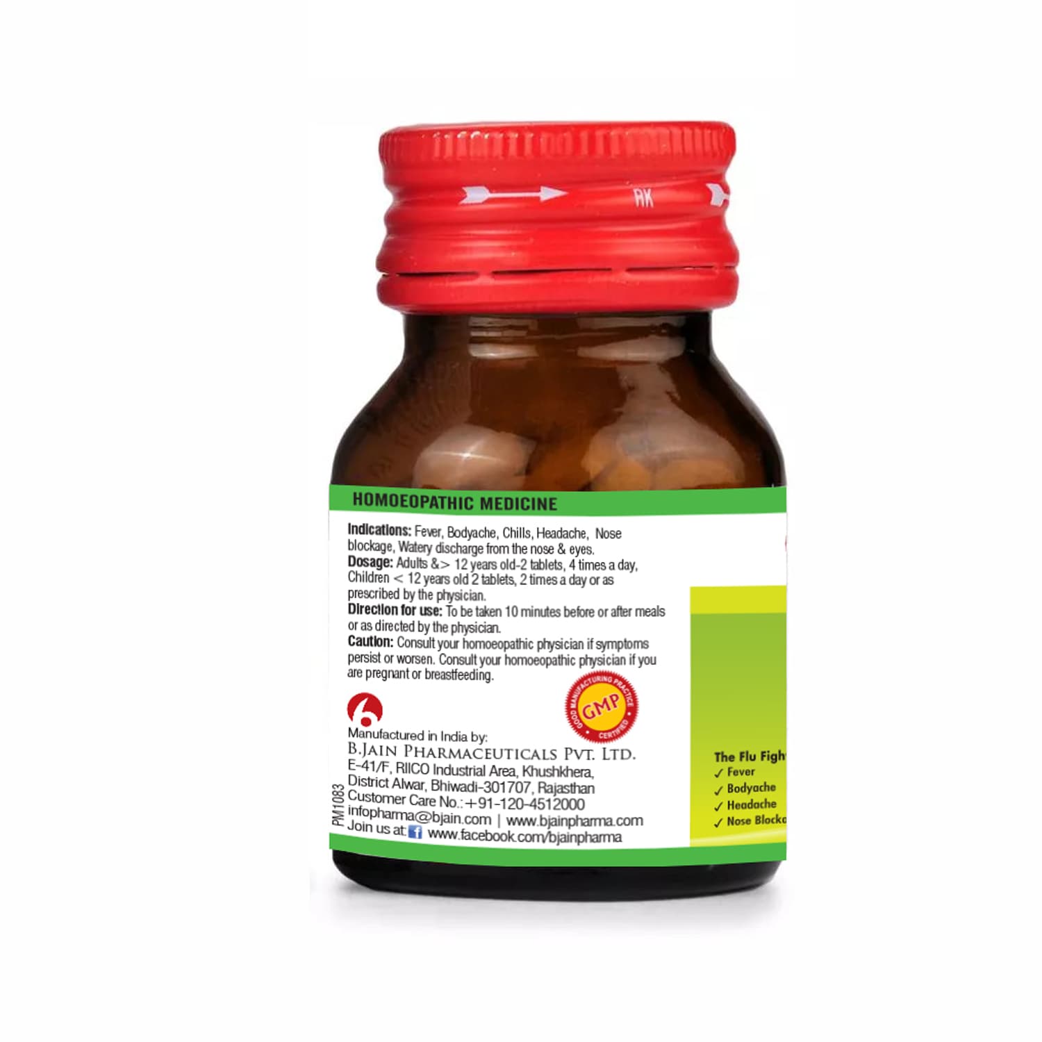BJain Homeopathic Omeo Flu Tablets 4