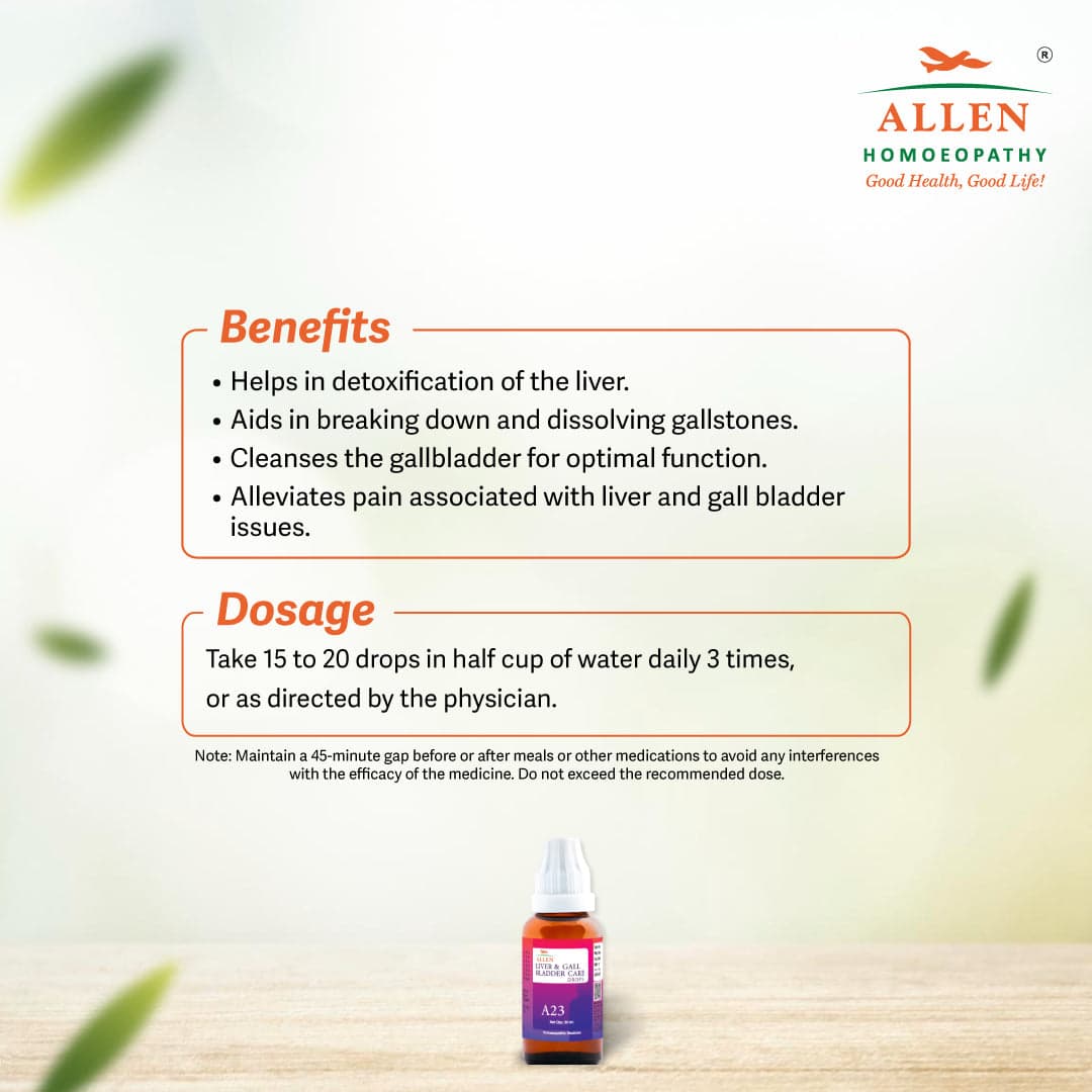 A23 Liver and Gall Bladder Care for Liver Detox & Gallstone Support 5