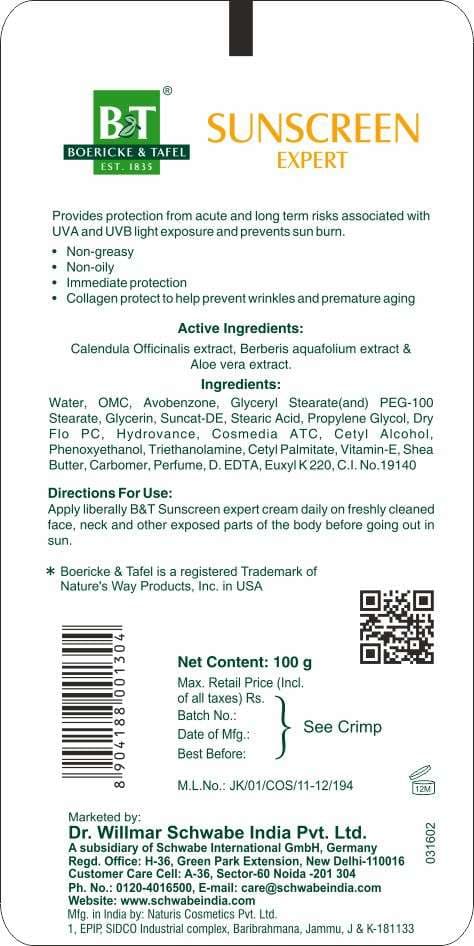 B&T Sunscreen Expert 2