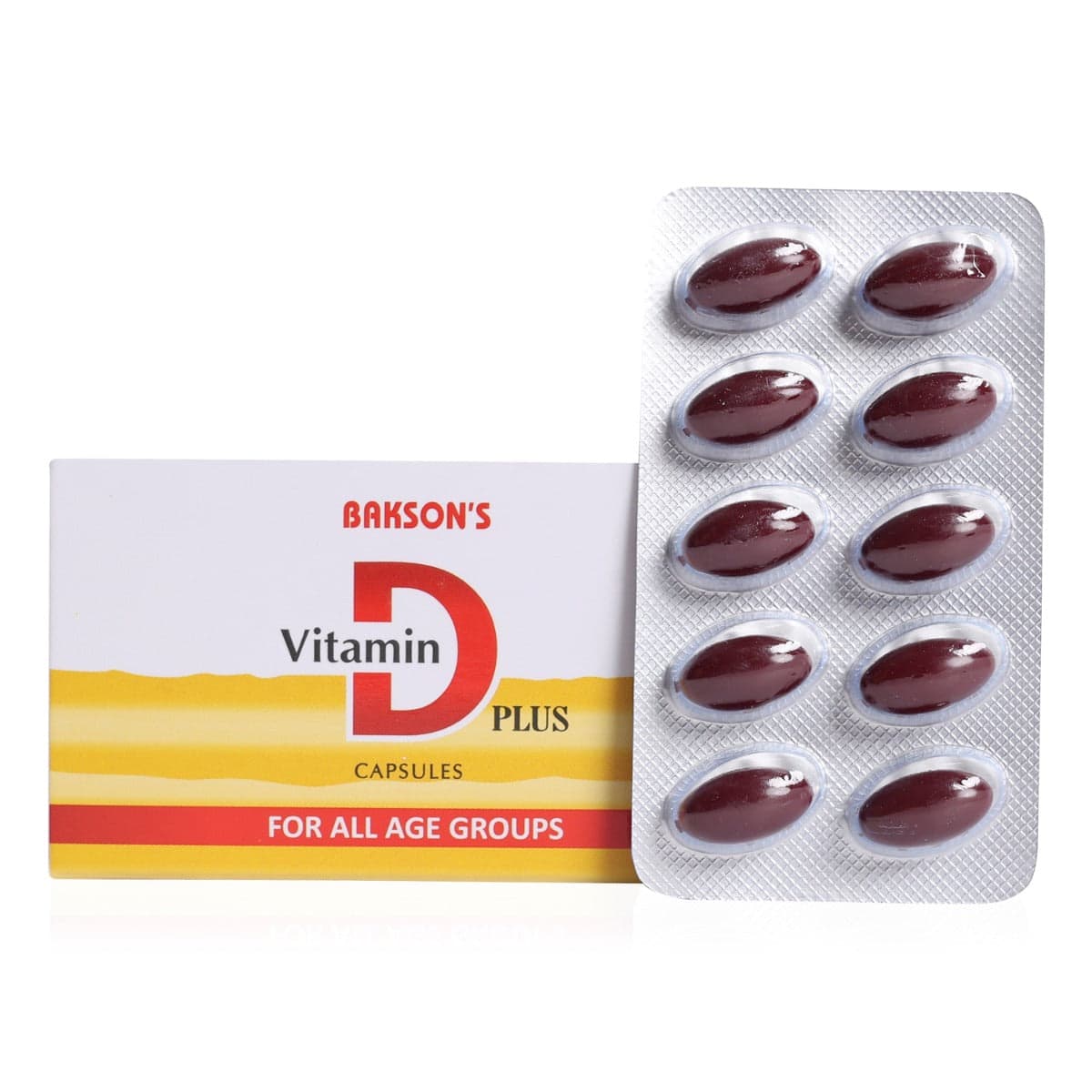 BAKSON VITAMIN D PLUS 50 CAPSULES 5
