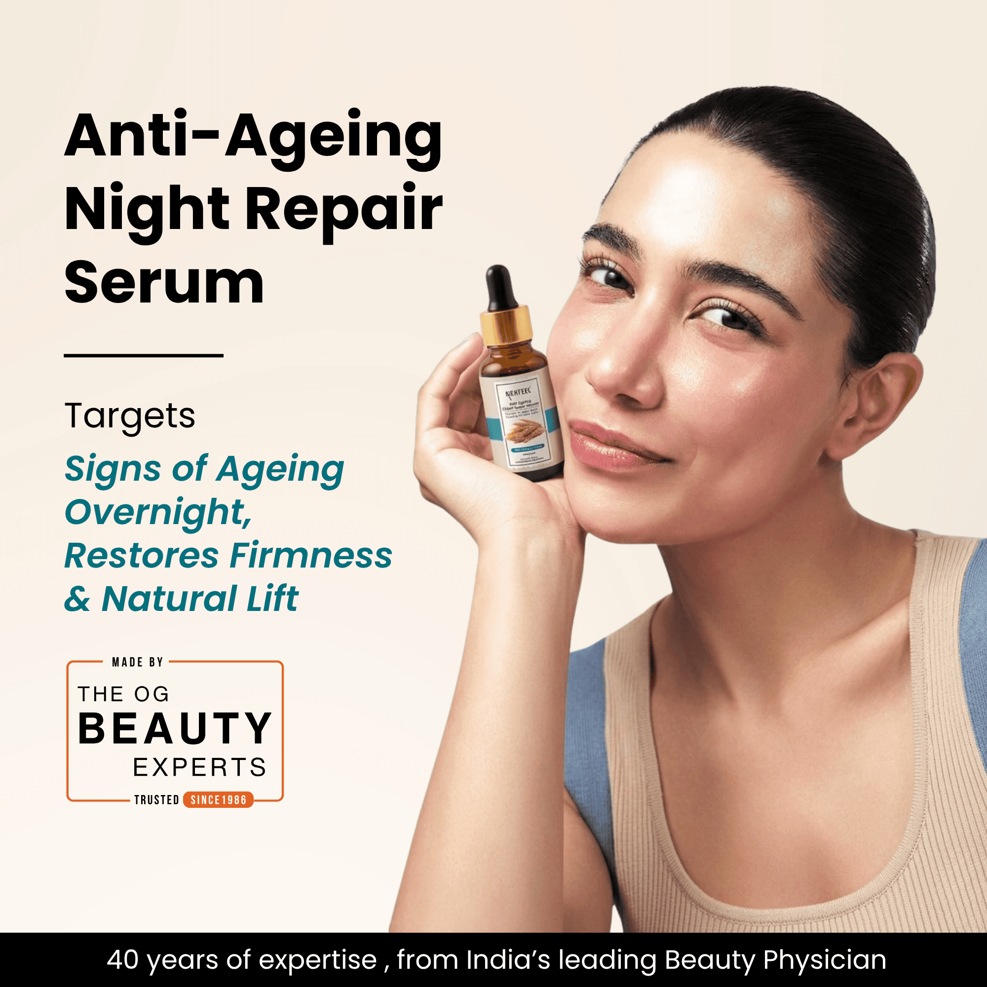 Richfeel Anti Ageing Night Repair Serum 10 Ml 2