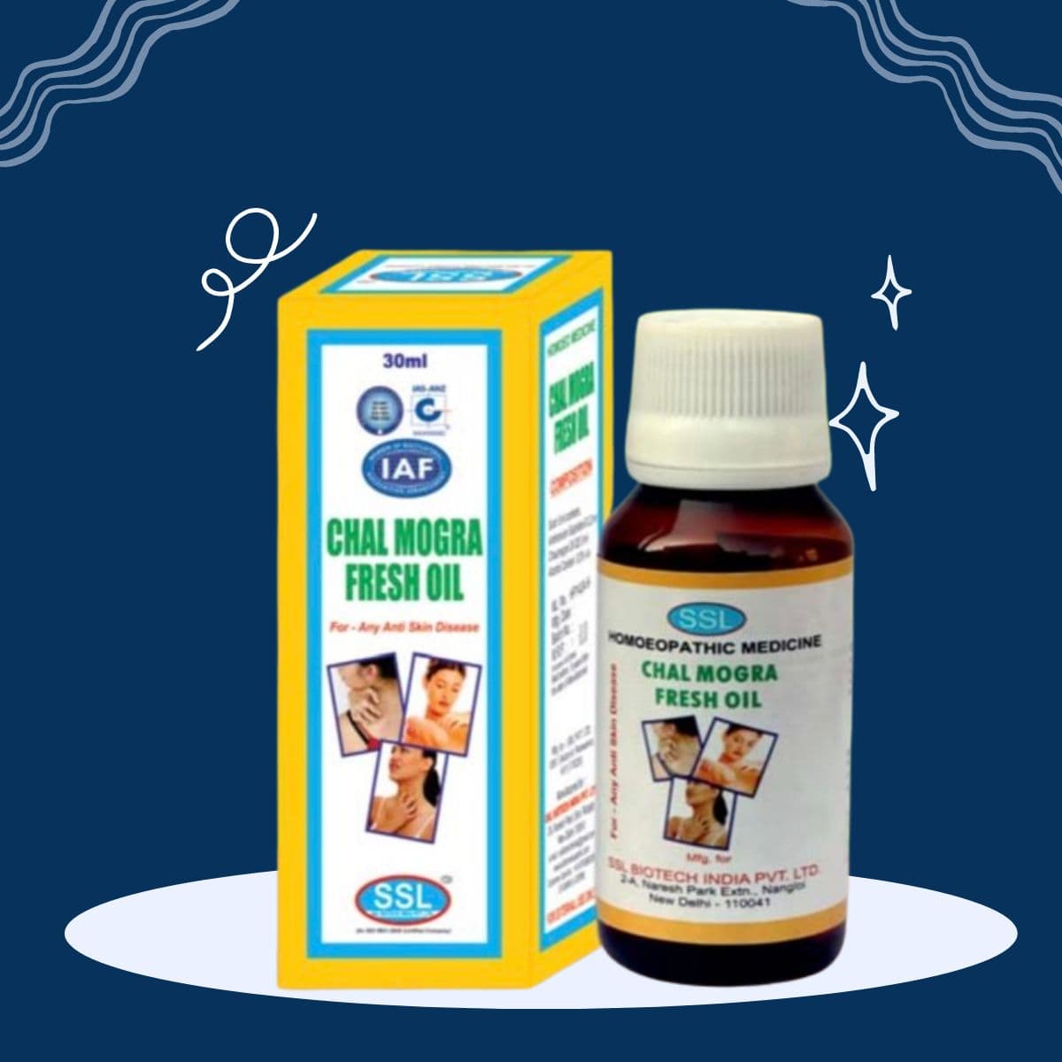CHALMOGRA FRESH OIL 30ML SSL BIOTECH