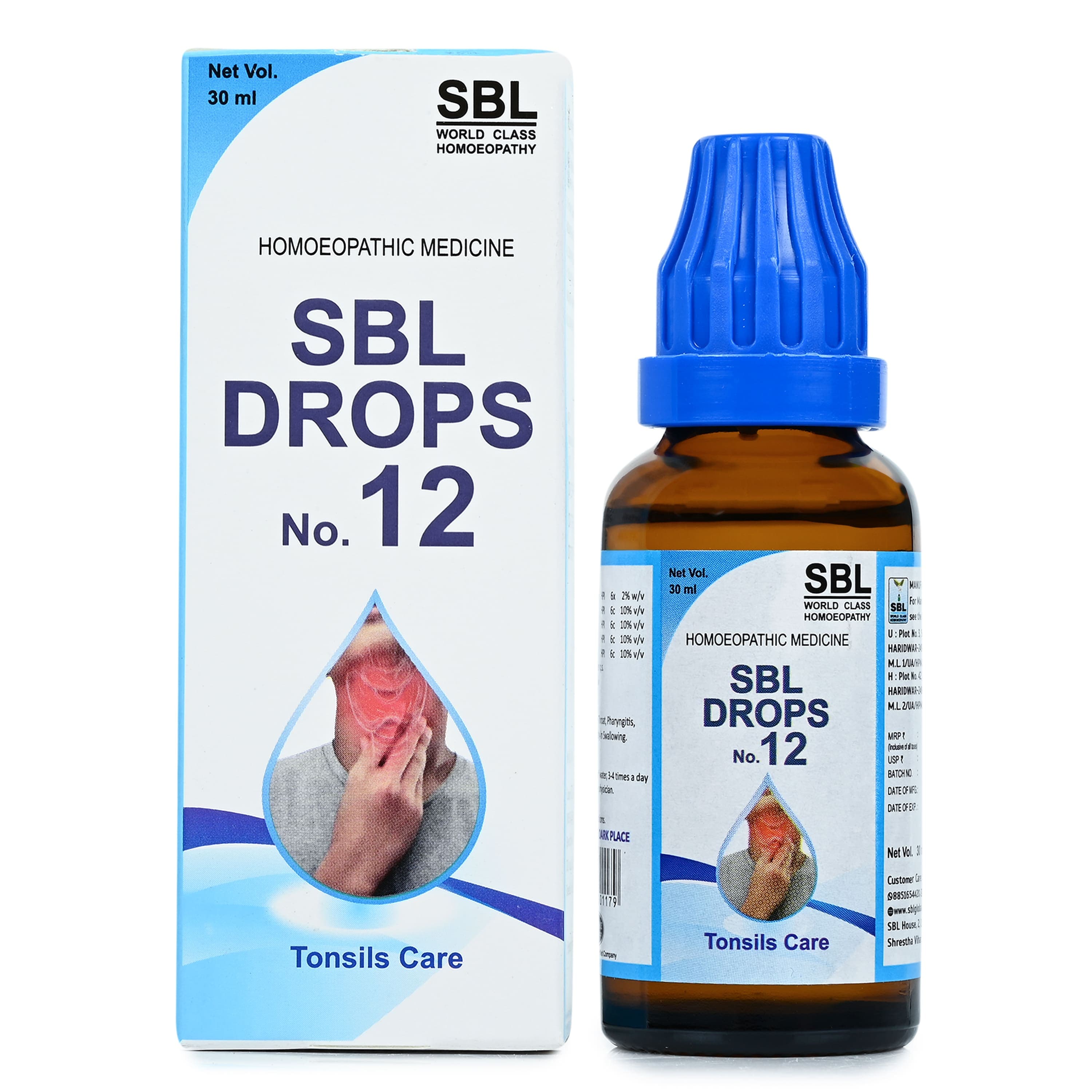 SBL Drops No. 12 (Tonsils Care)