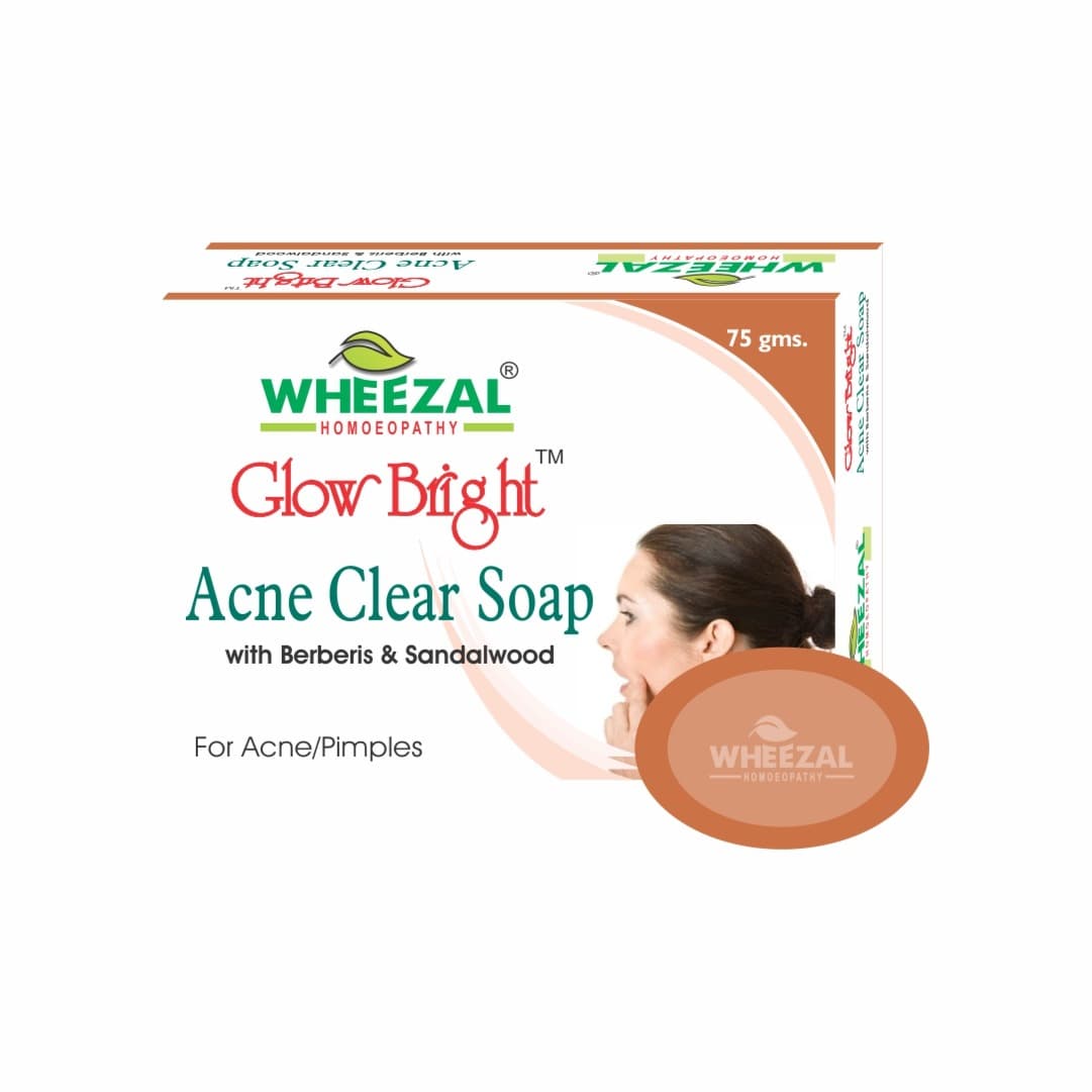 Wheezal Glow Bright Acne clear Soap (75g)
