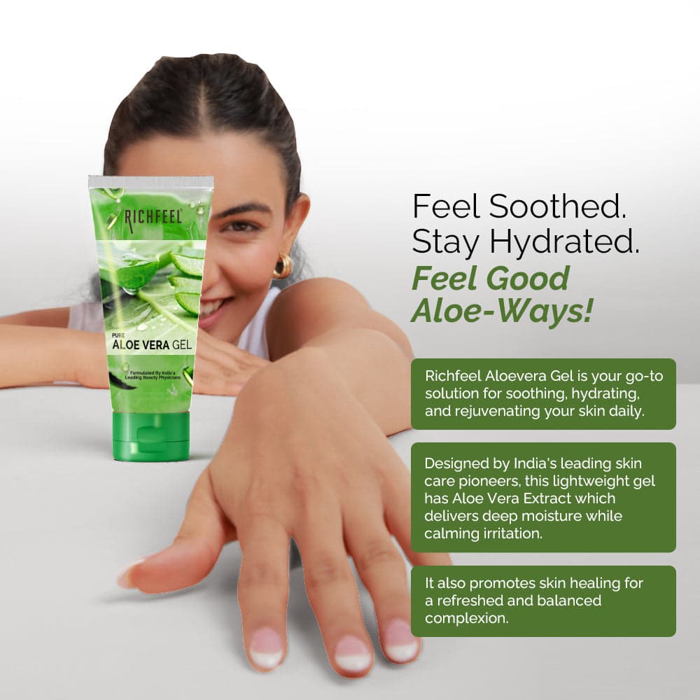 Richfeel Pure Aloe Vera Gel 100Ml 7