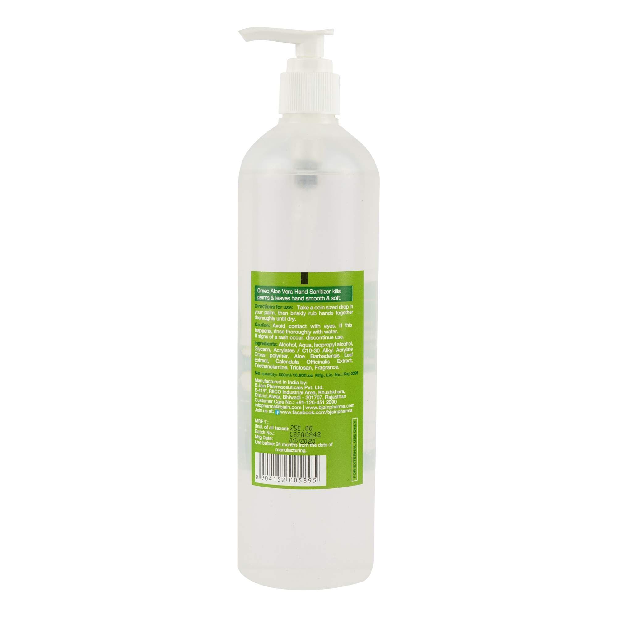 BJain Omeo Aloe Vera Hand Sanitizer with Dispenser 3