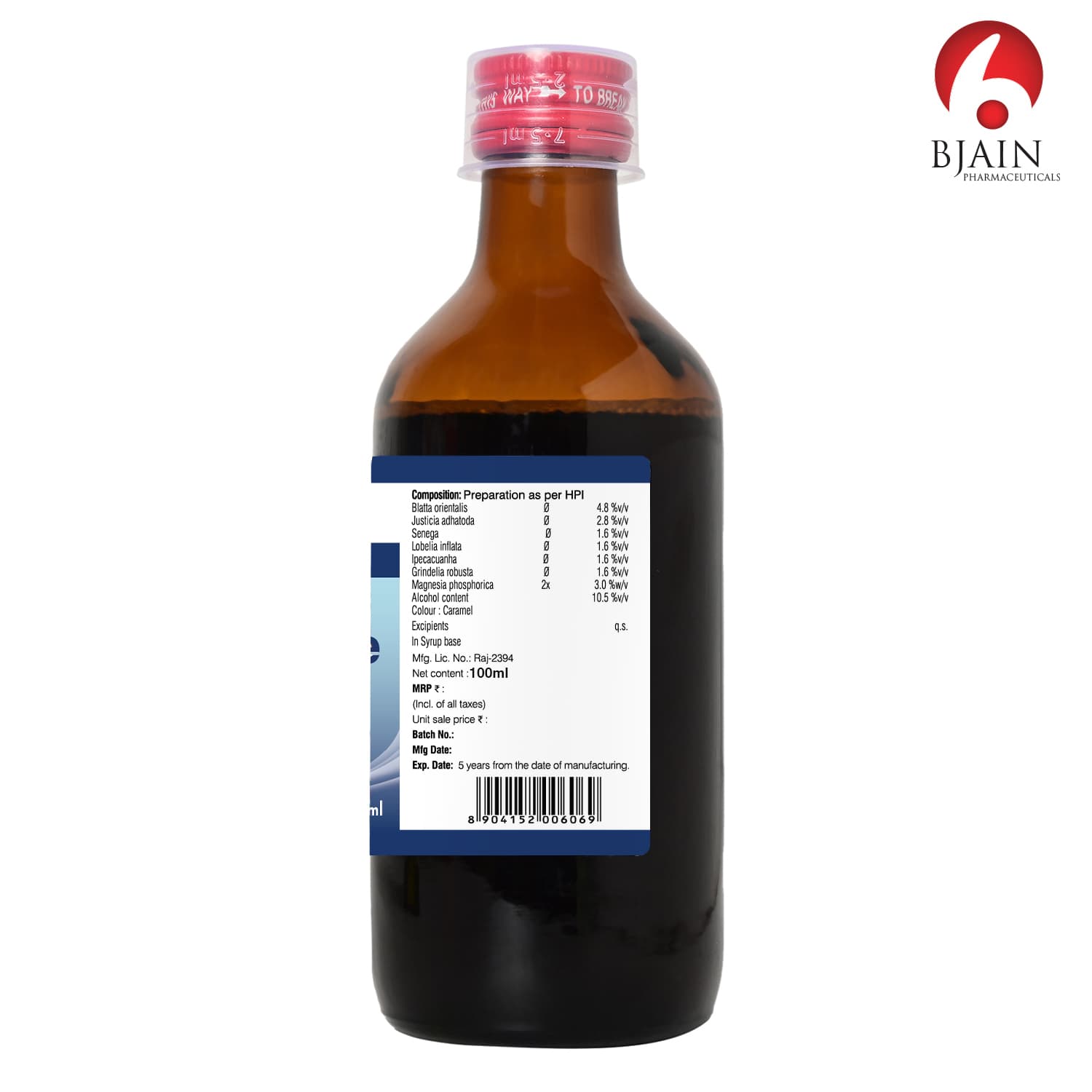 BJain Omeo Broncholite Medicated Syrup 4