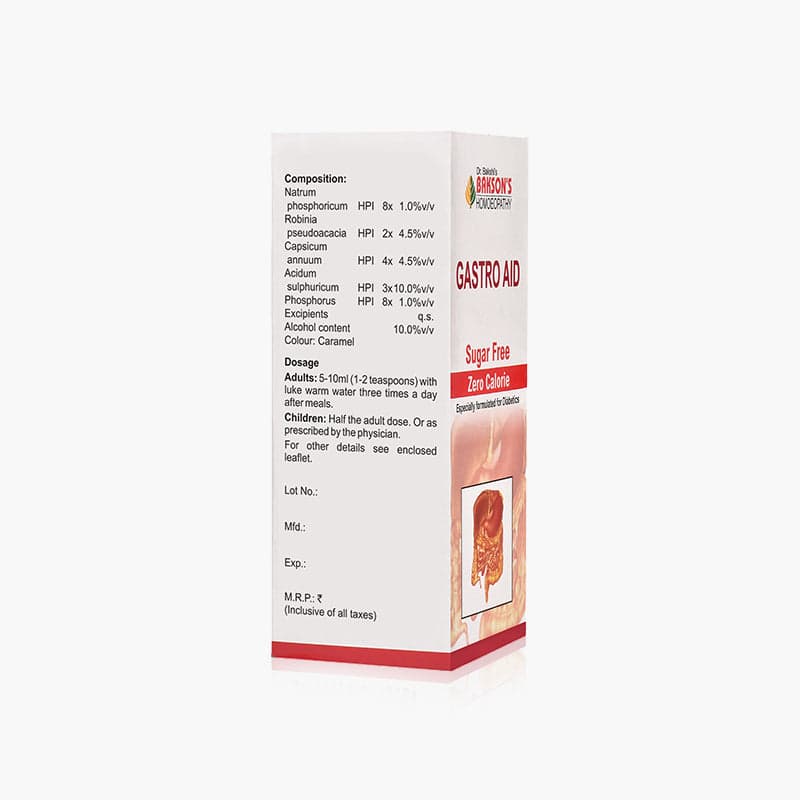 GASTRO AID SYRUP (SUGAR FREE) 3