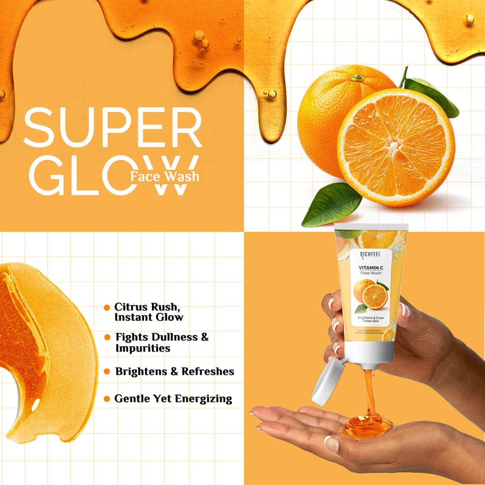 Richfeel Vitamin C Face Wash 100 Gms 5