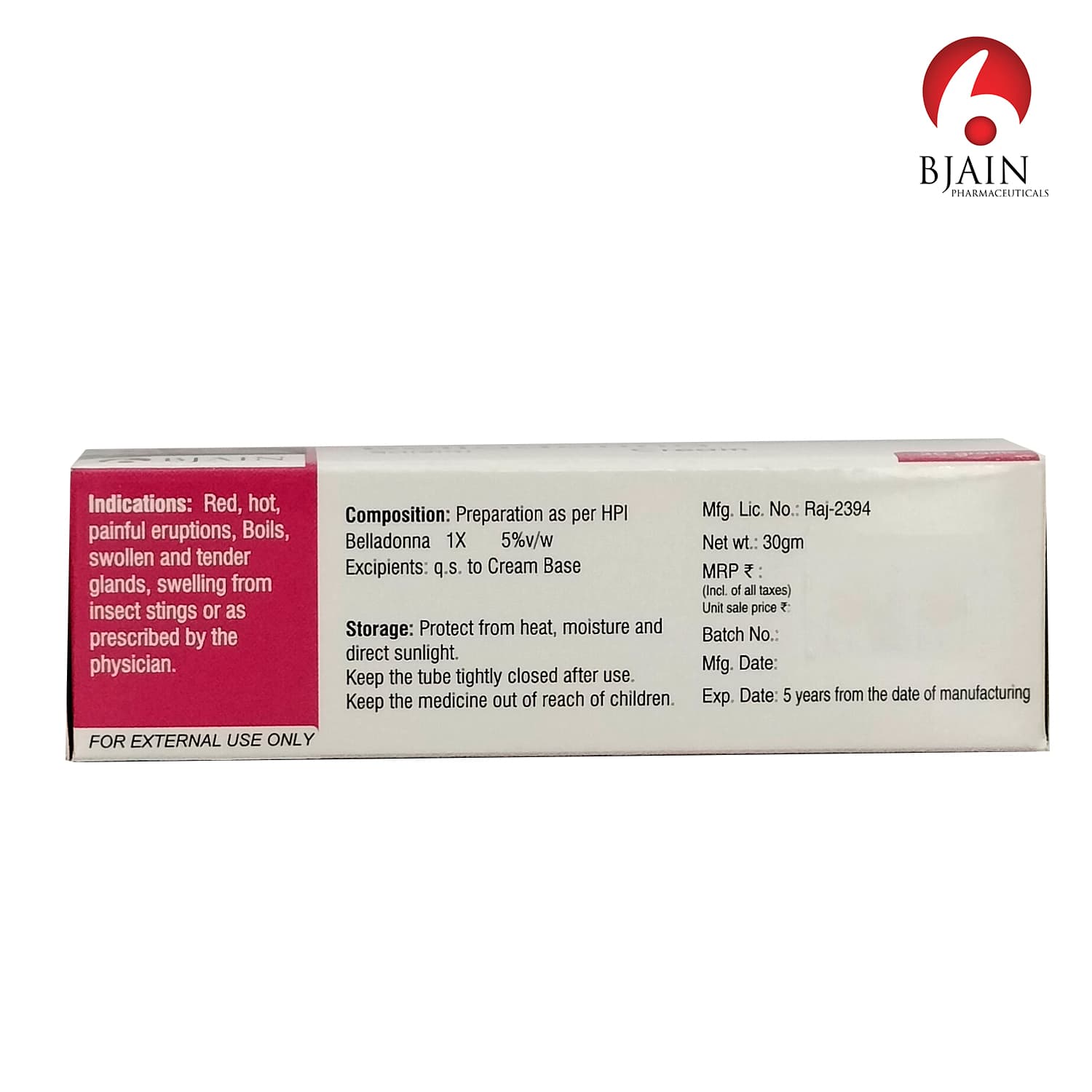 BJain Belladonna Cream 3