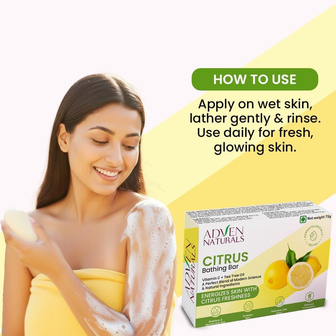 Adven Naturals Citrus Bar Soap 2