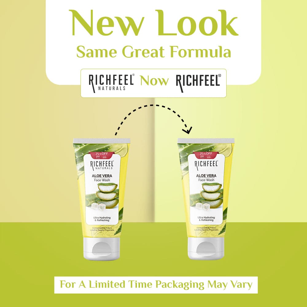 Richfeel Aloevera Face Wash 100g 2