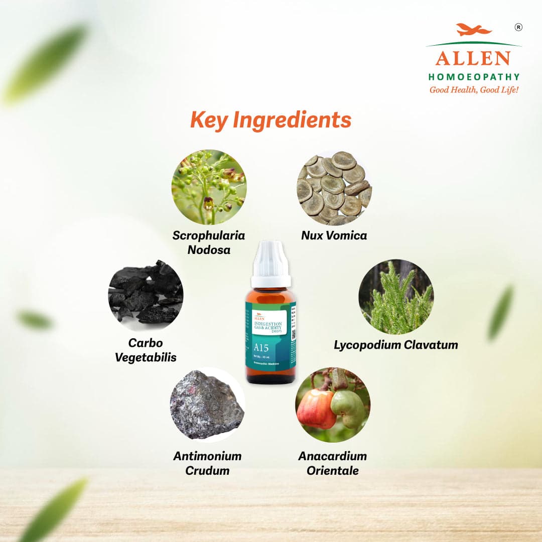A15 Indigestion Gas & Acidity Drops 4