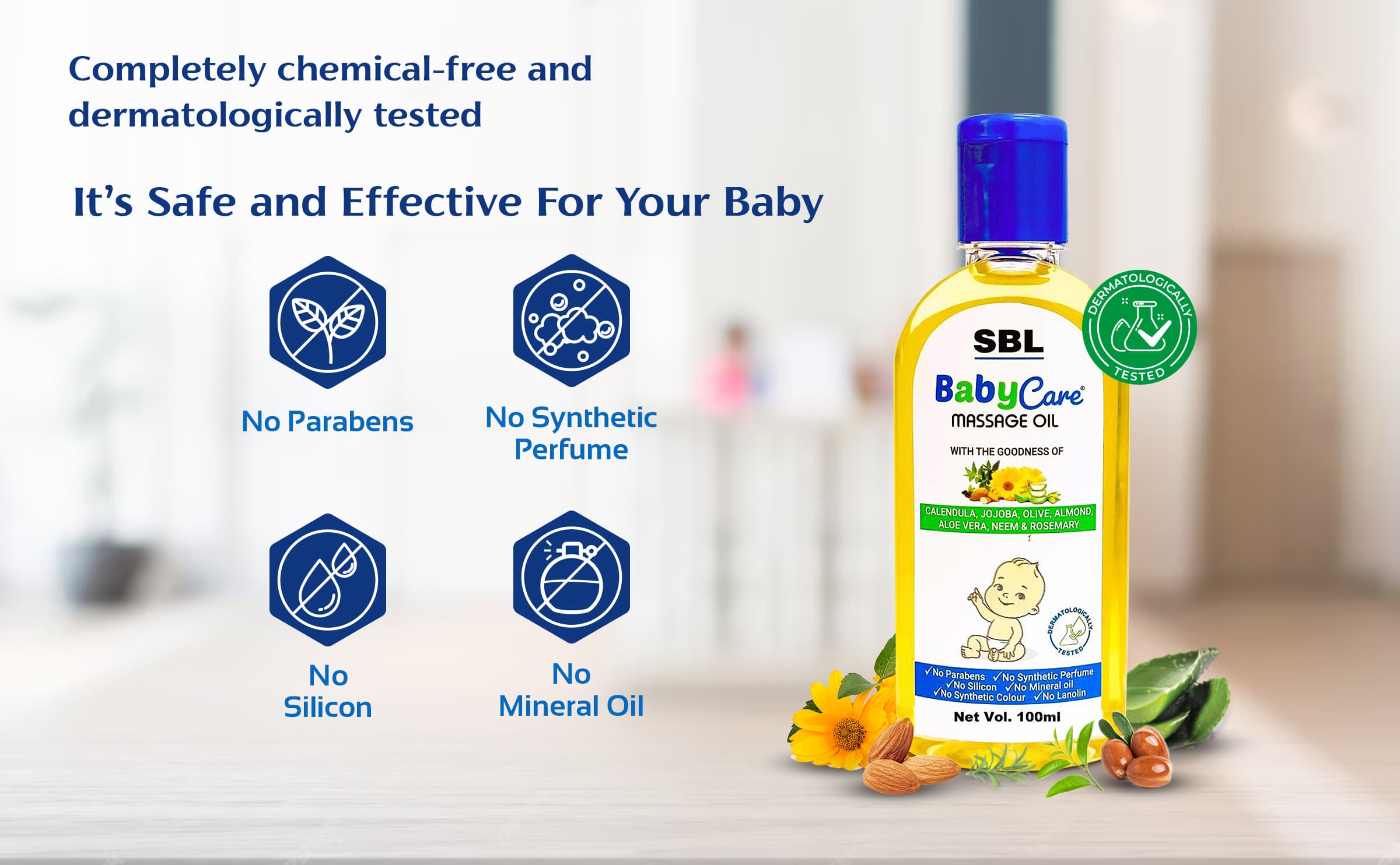 SBL Baby Care Massage Oil 5