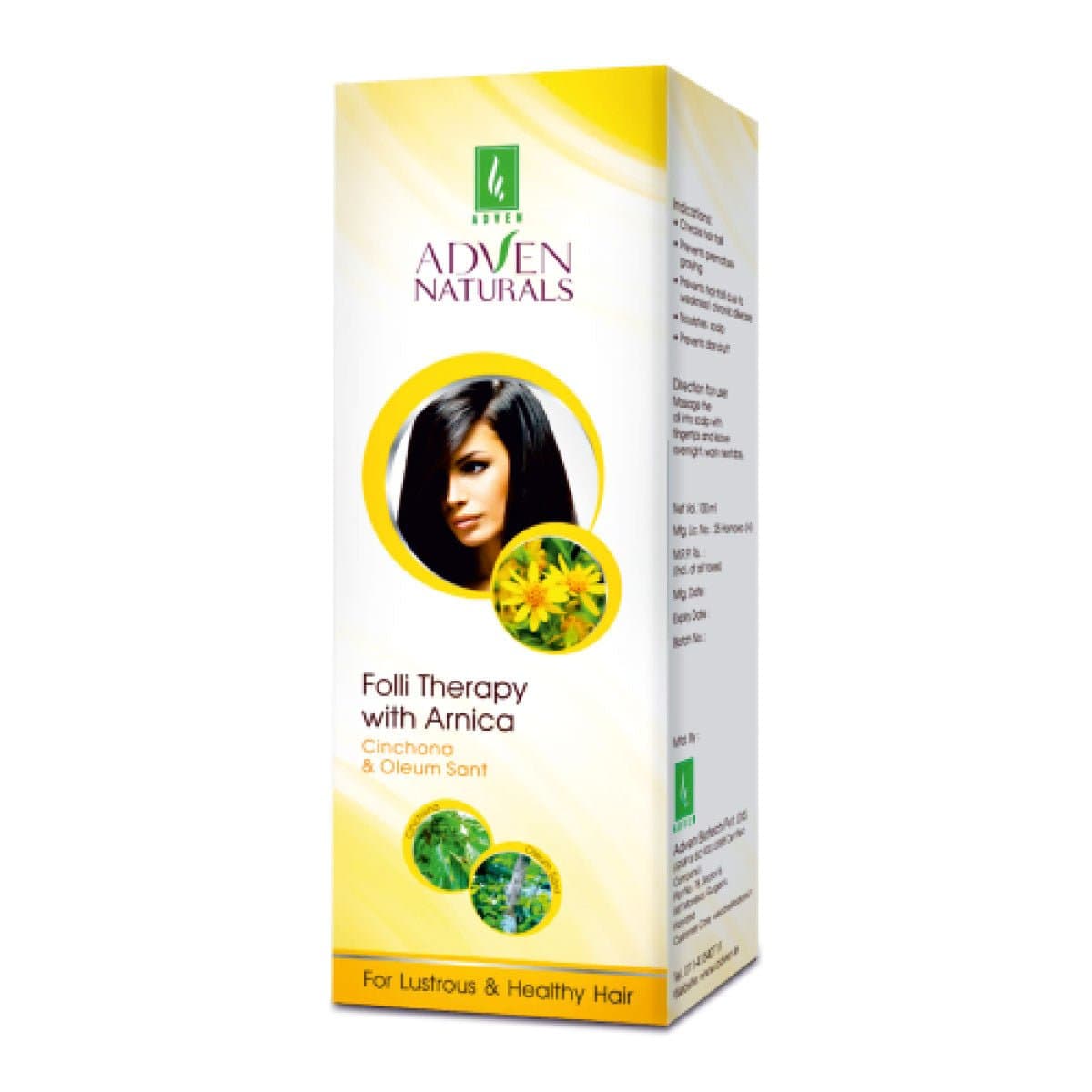FOLLI THERAPY WITH ARNICA , CINCHONA & OLEUM SANT MEDICATED OIL