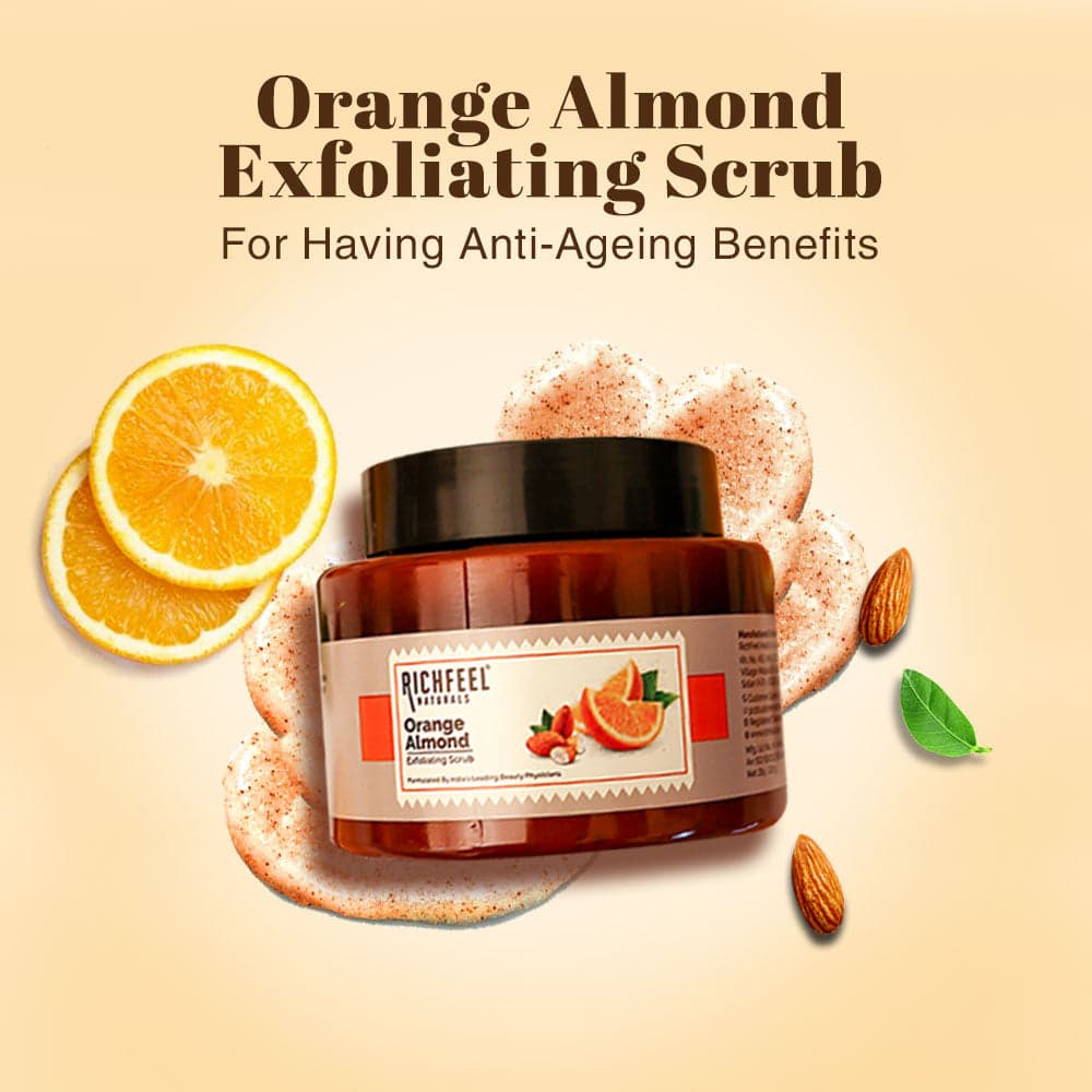 Richfeel Orange Almond Exfoliating Scrub 100 g 2