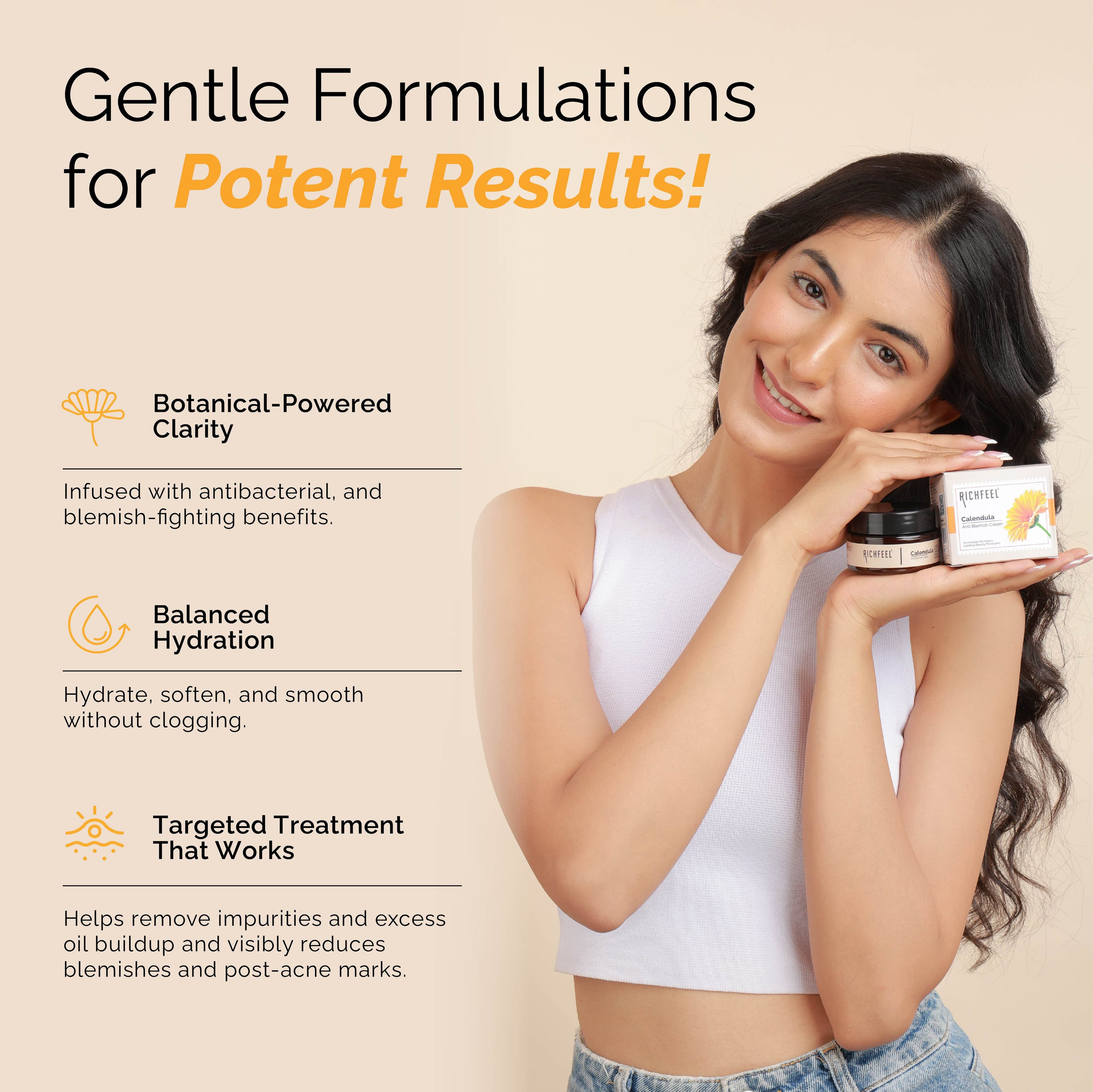 Richfeel Calendula Anti Blemish Cream 50 g 6