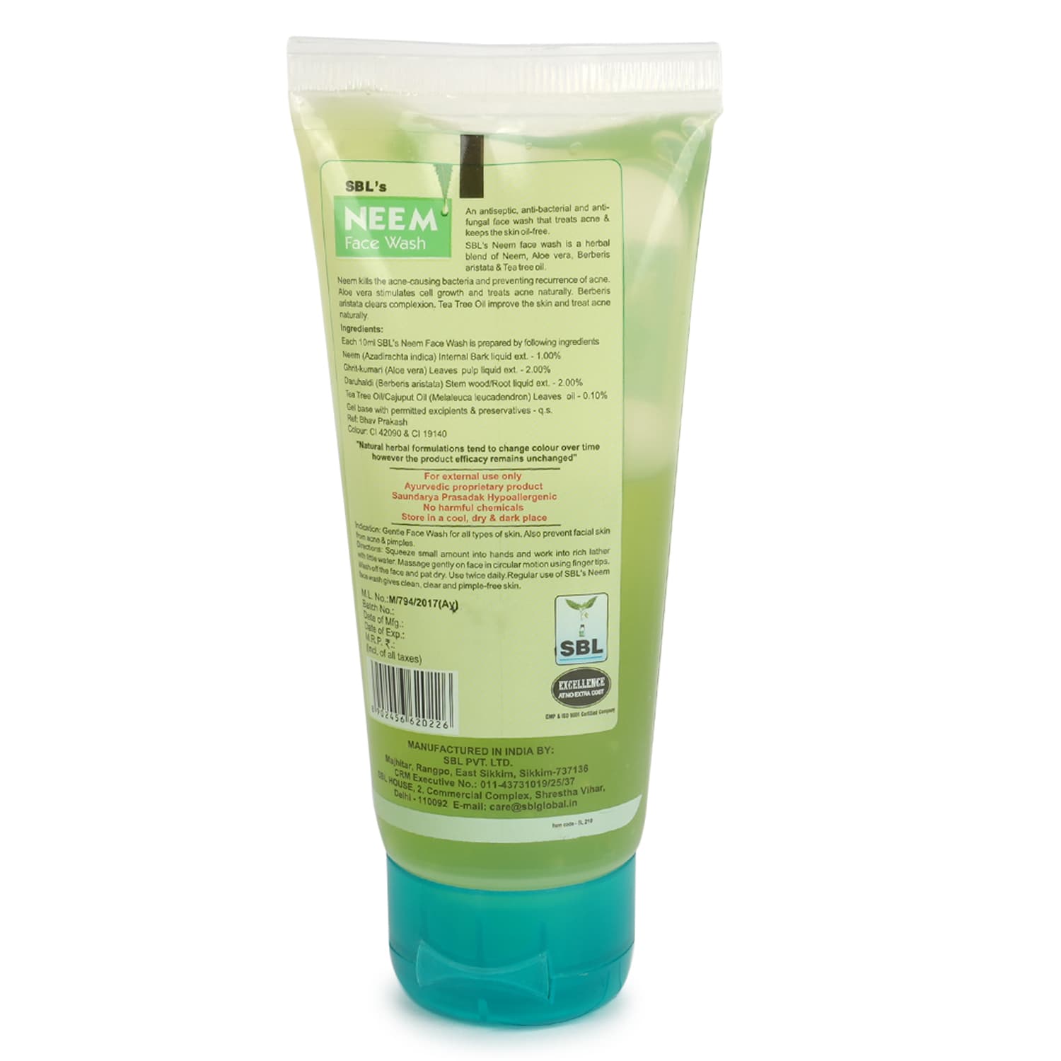 SBL Neem Face Wash 9
