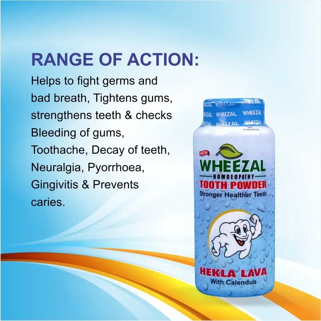 Wheezal Hekla Lava Tooth Powder 4