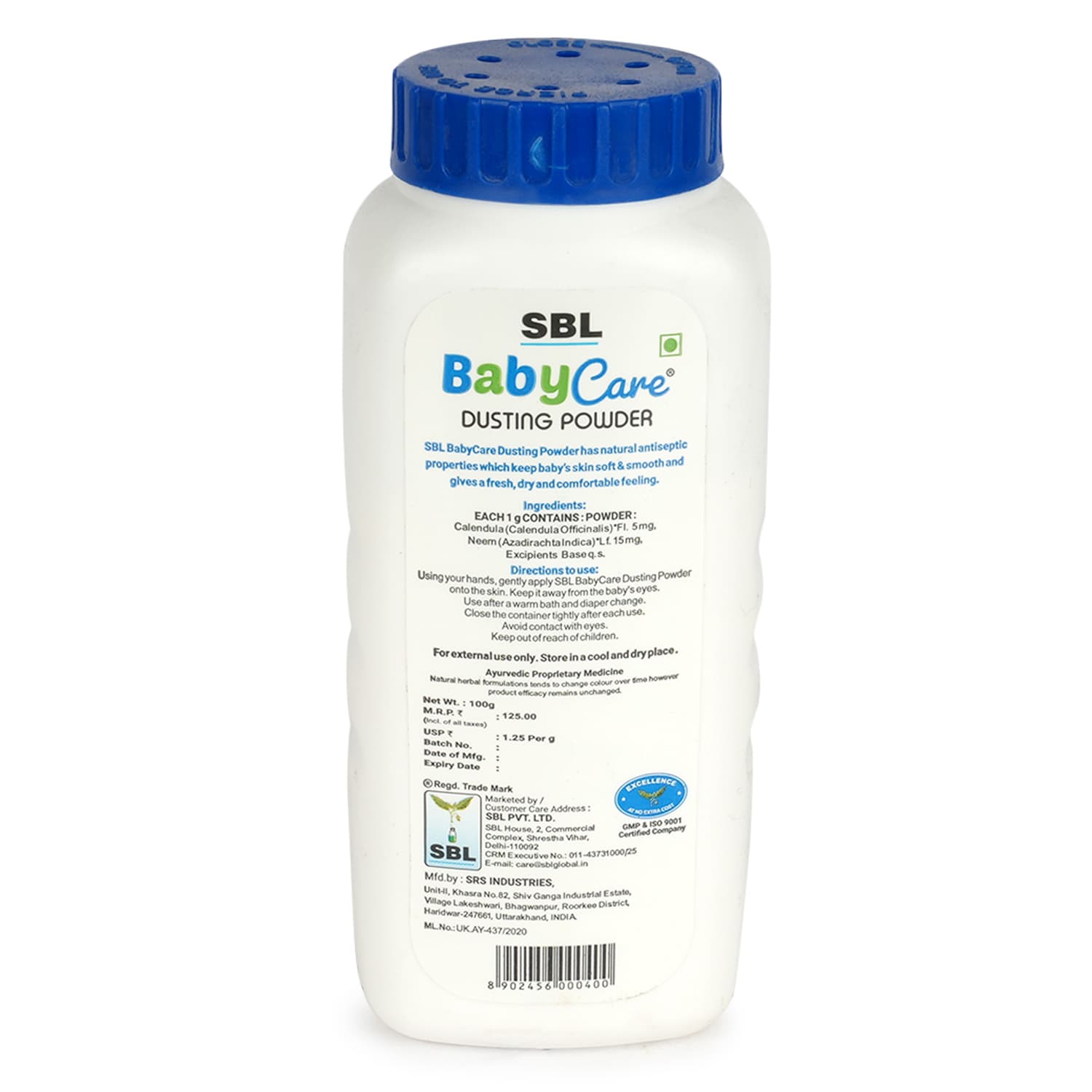 SBL Baby Care Dusting Powder 5