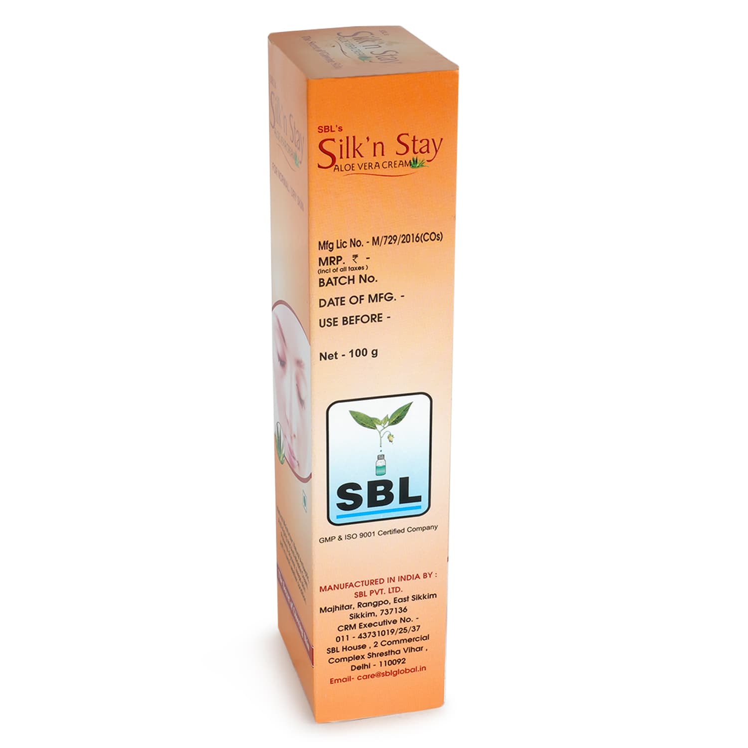 Silk n Stay Aloe Vera Cream (For Normal/Dry skin) 10