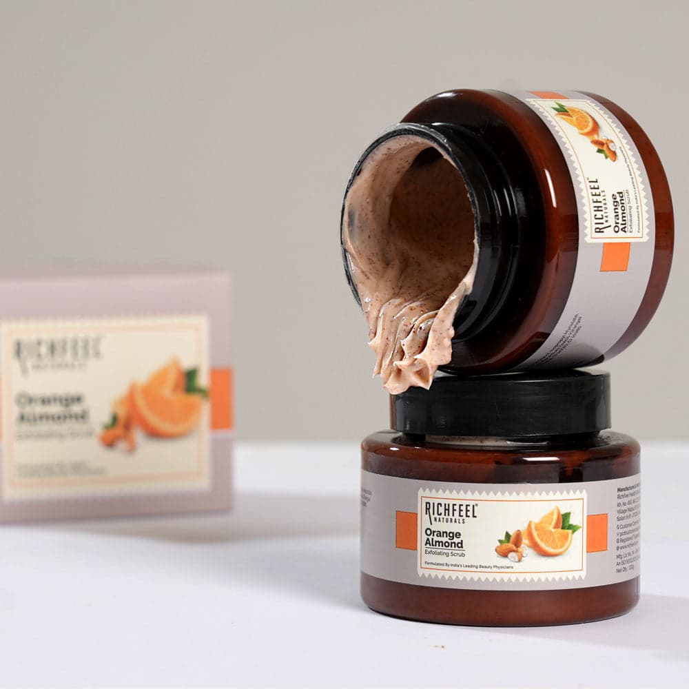 Richfeel Orange Almond Exfoliating Scrub 100 g 8