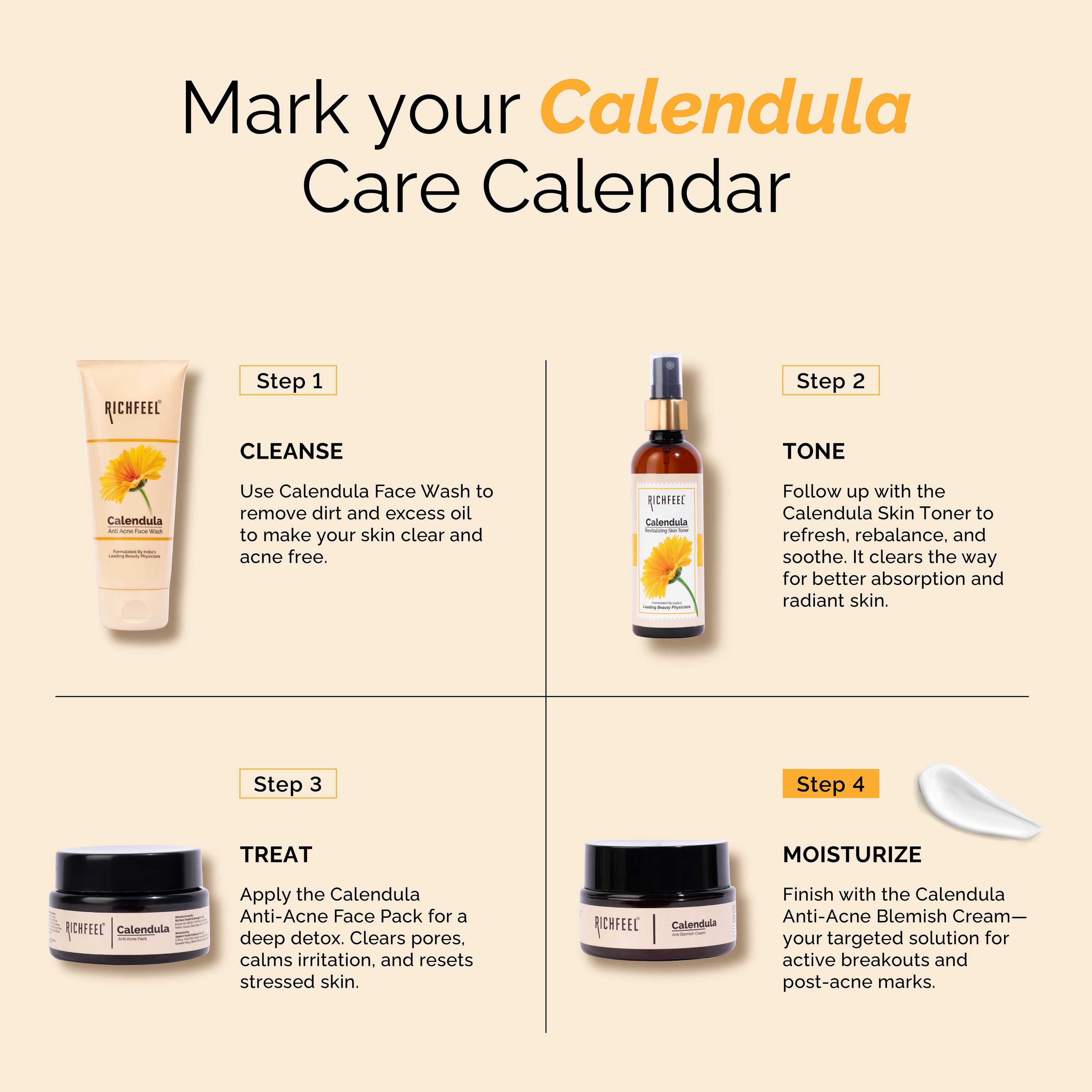 Richfeel Calendula Anti Blemish Cream 50 g 9