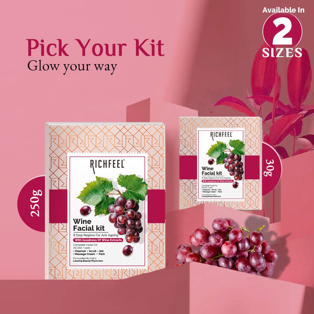 Richfeel Wine Facial Kit 30 gm 6