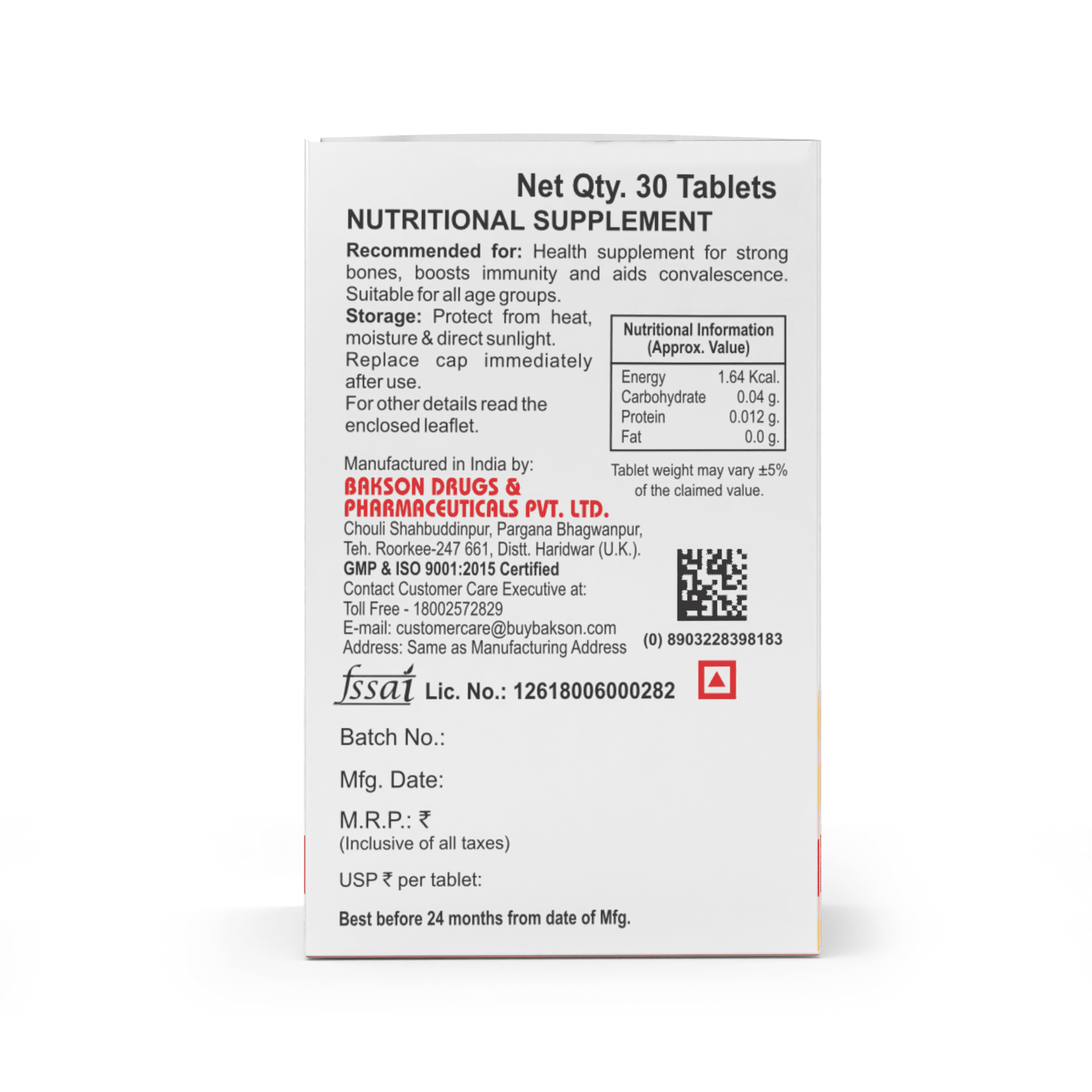 VITAMIN D PLUS 30 TABLET 5