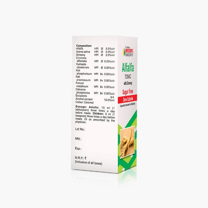 ALFALFA TONIC WITH GINSENG ( SUGAR FREE) 2