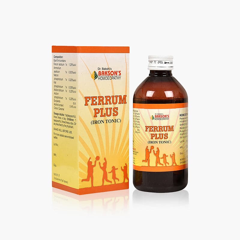 FERRUM PLUS SYRUPS (IRON TONIC) 5