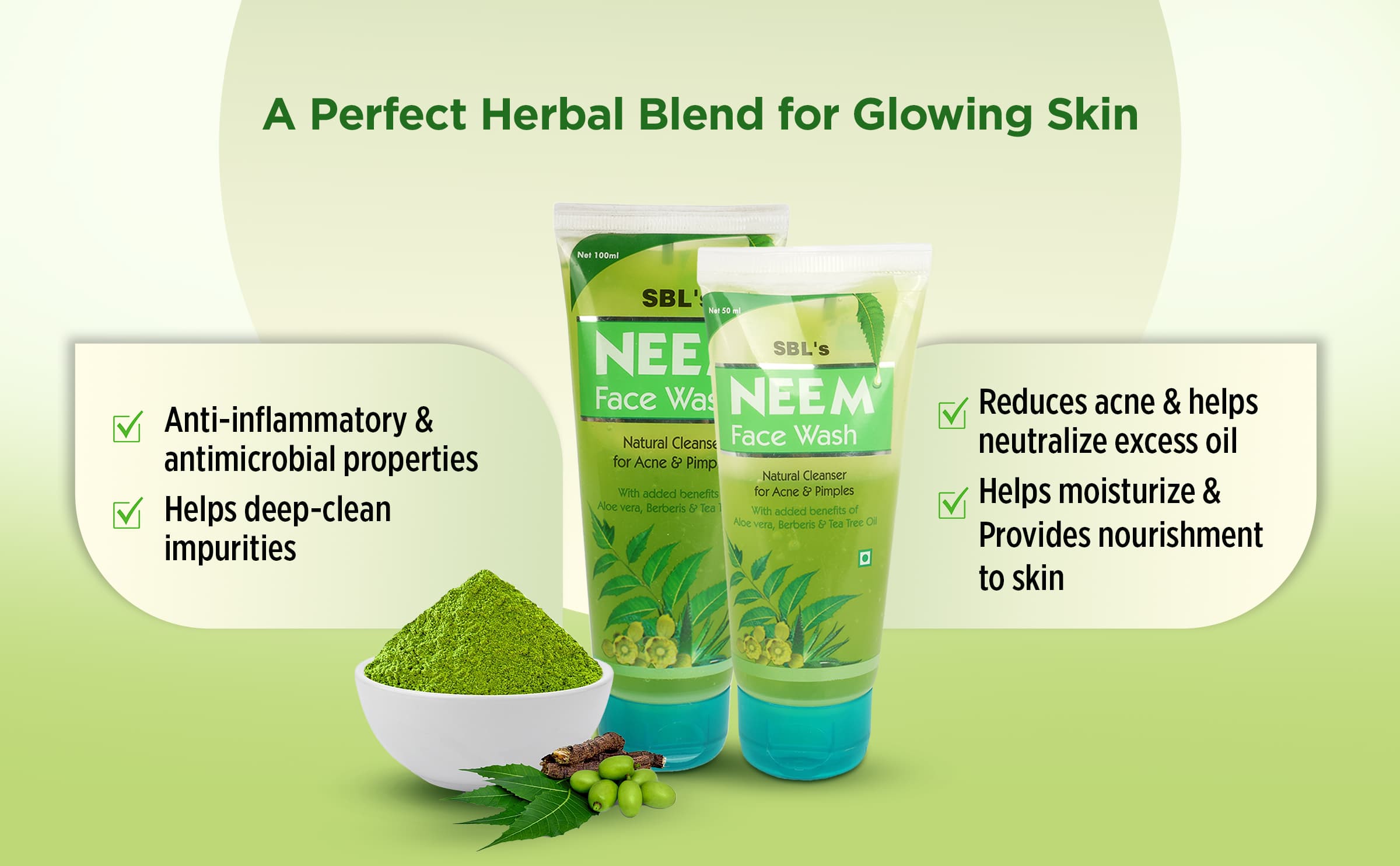 SBL Neem Face Wash 6