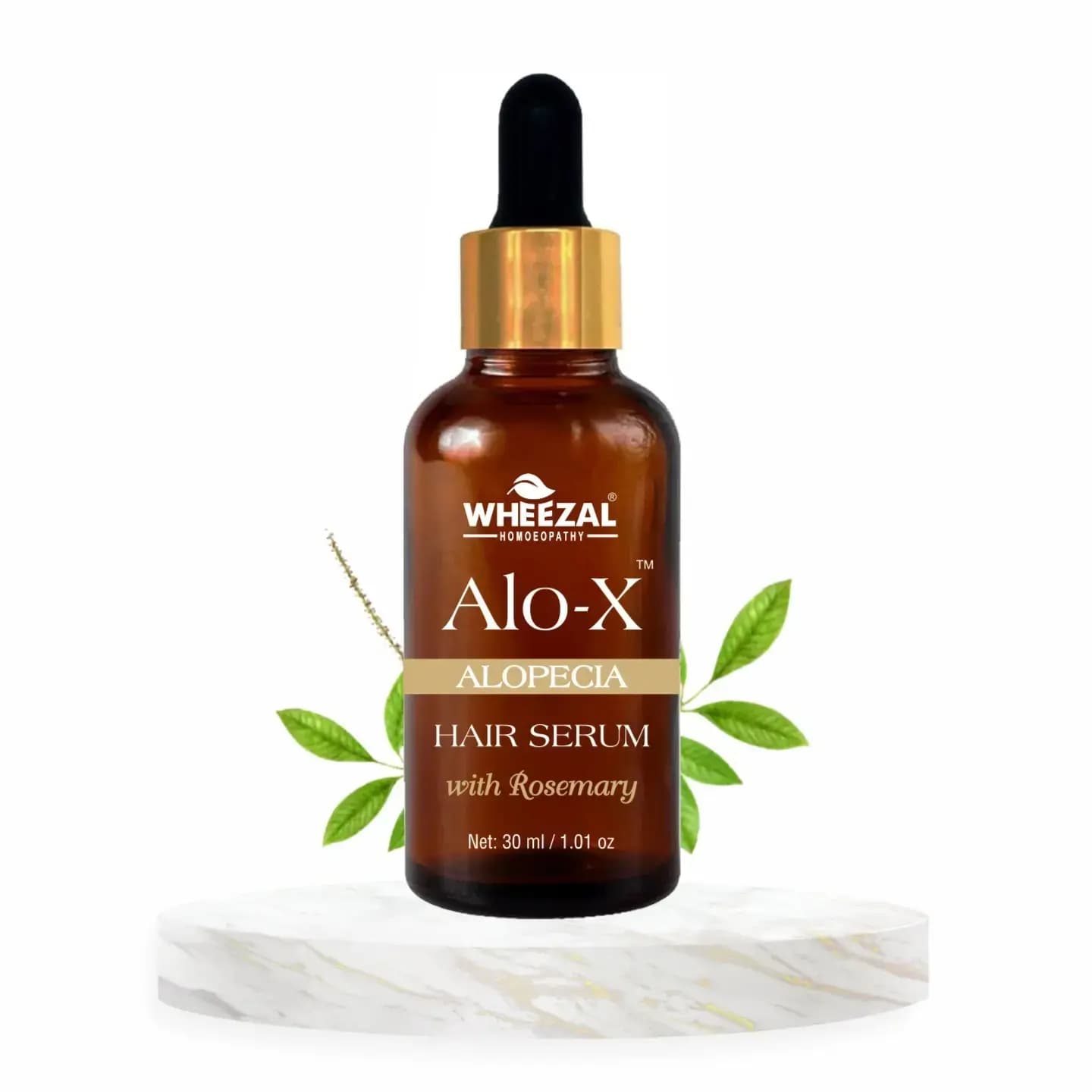 ALO X (ALOPECIA ) Hair Growth Serum Enriched with Rosemary Oil 3