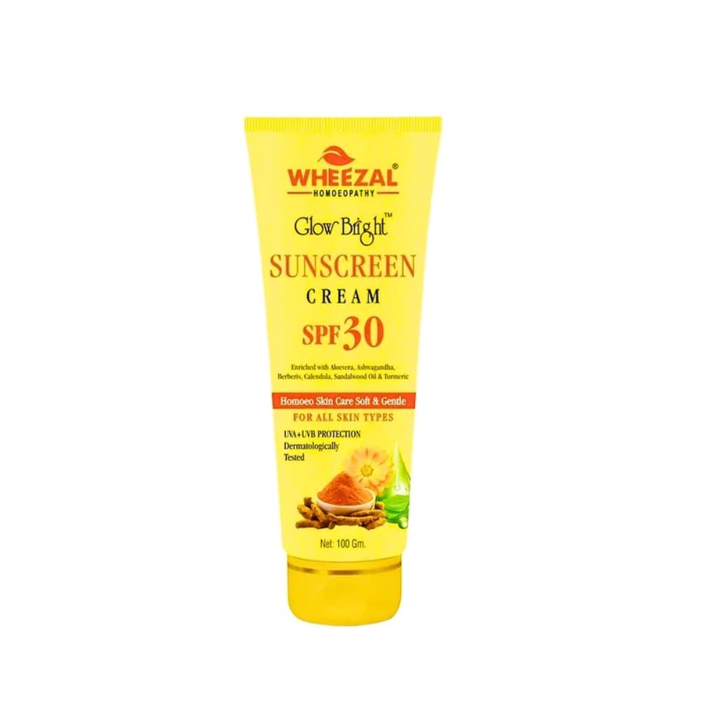 WHEEZAL GLOW BRIGHT SUNSCREEN CREAM (SPF 30) 1