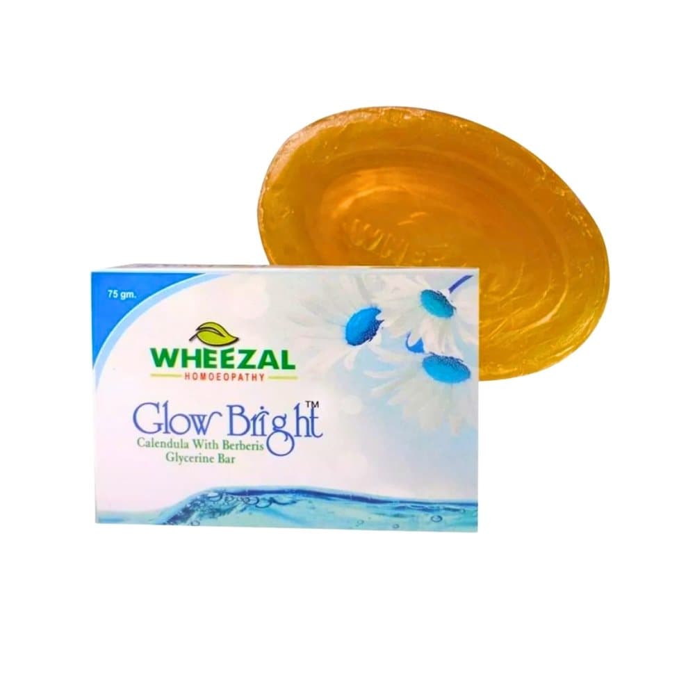 Wheezal Glow Bright Berberis bathing Bar 75 gm 1